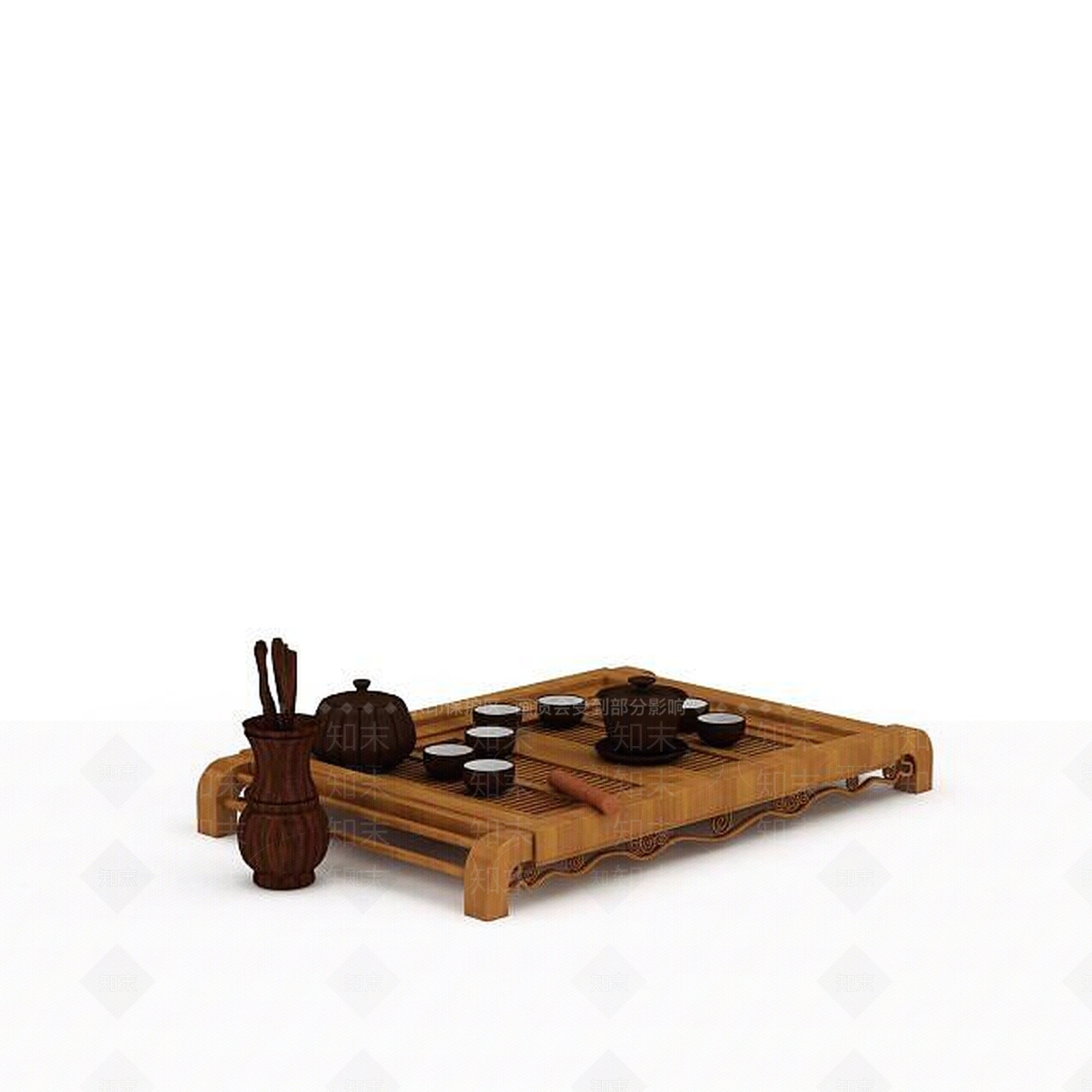现代茶器3D模型下载【ID:1198692217】