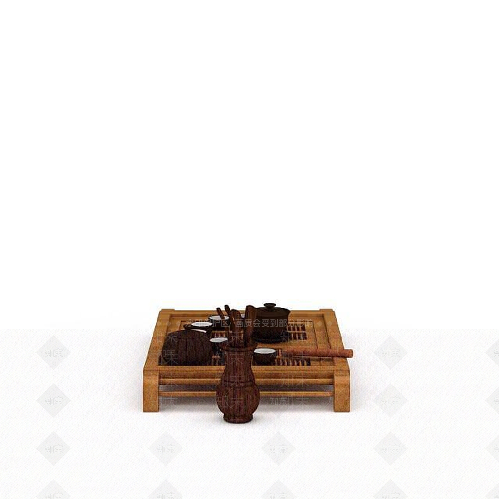 现代茶器3D模型下载【ID:1198692217】