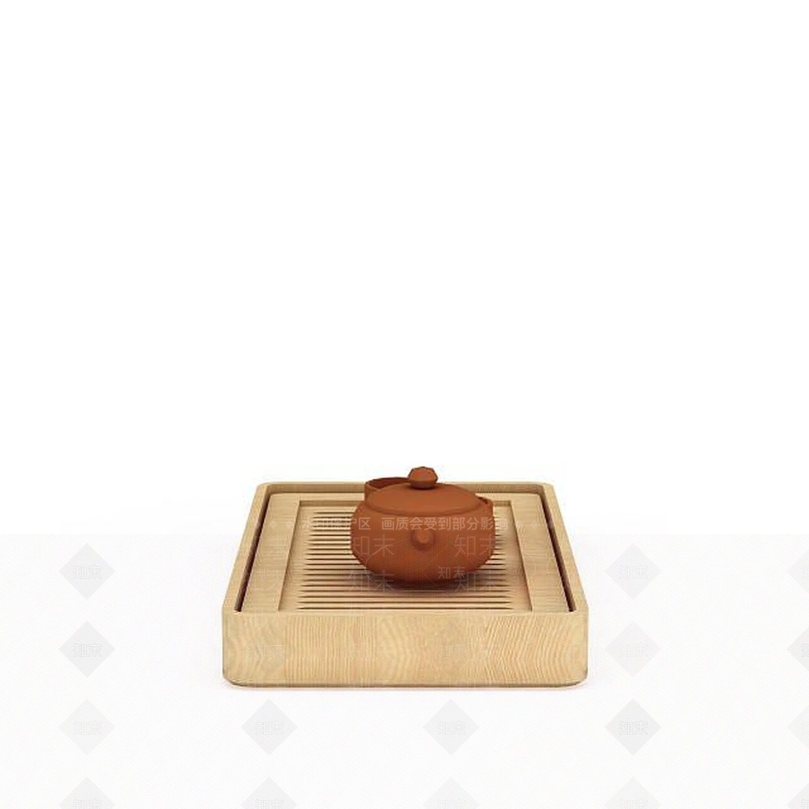 现代茶具套装3D模型下载【ID:1198692724】
