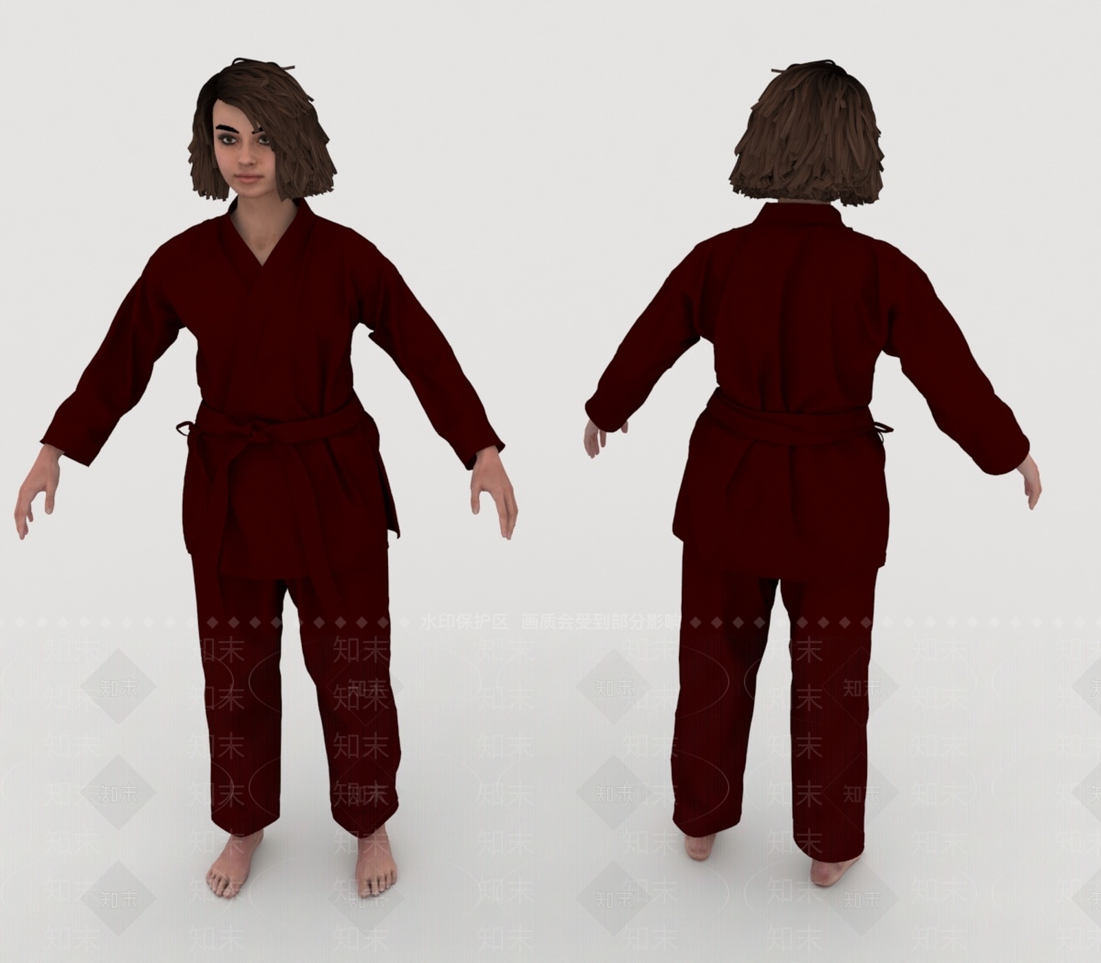 女人3D模型下载【ID:1198692957】