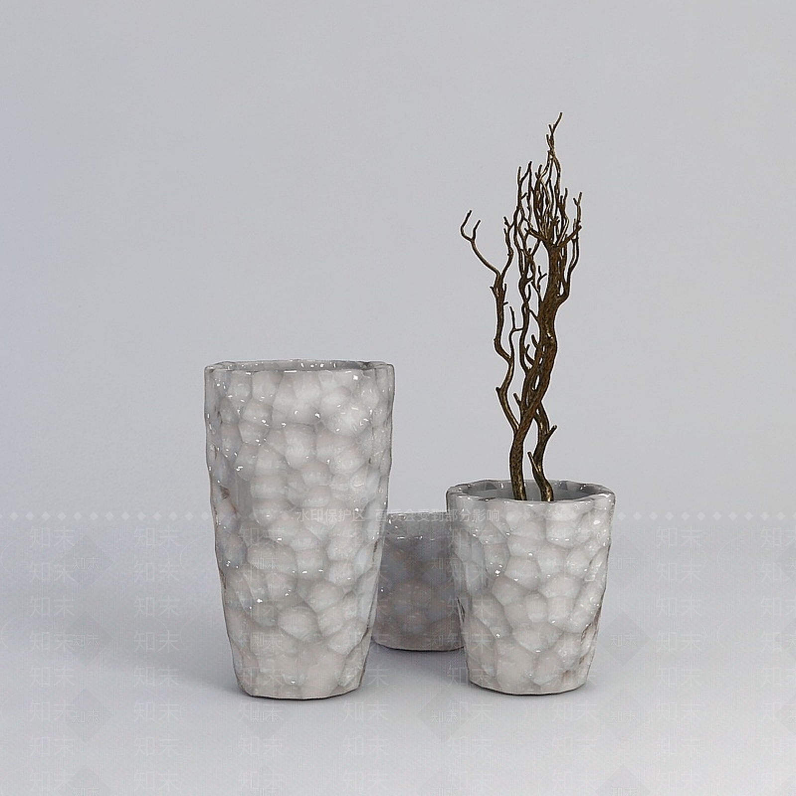 现代室内陈设品3D模型下载【ID:1198692911】