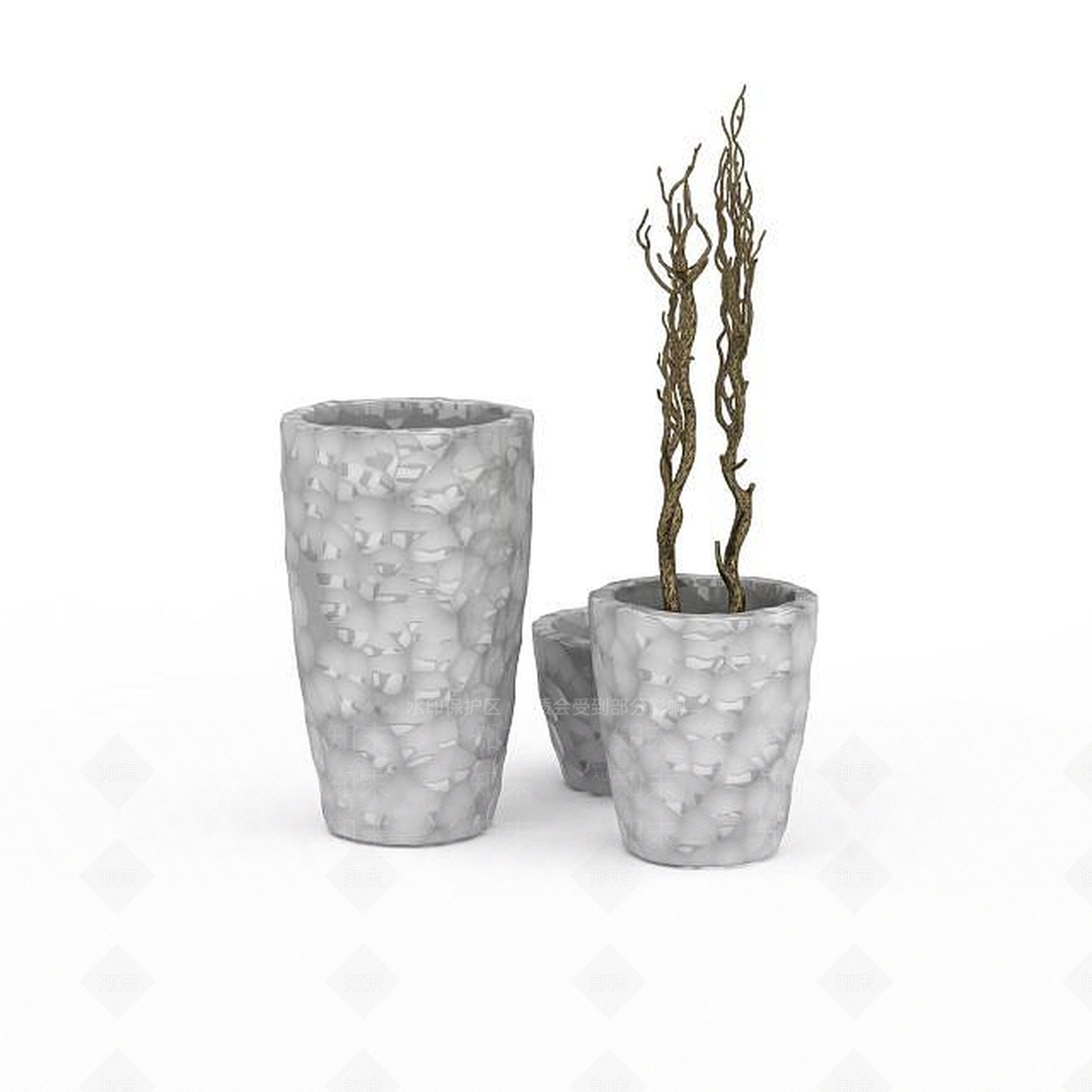 现代室内陈设品3D模型下载【ID:1198692911】
