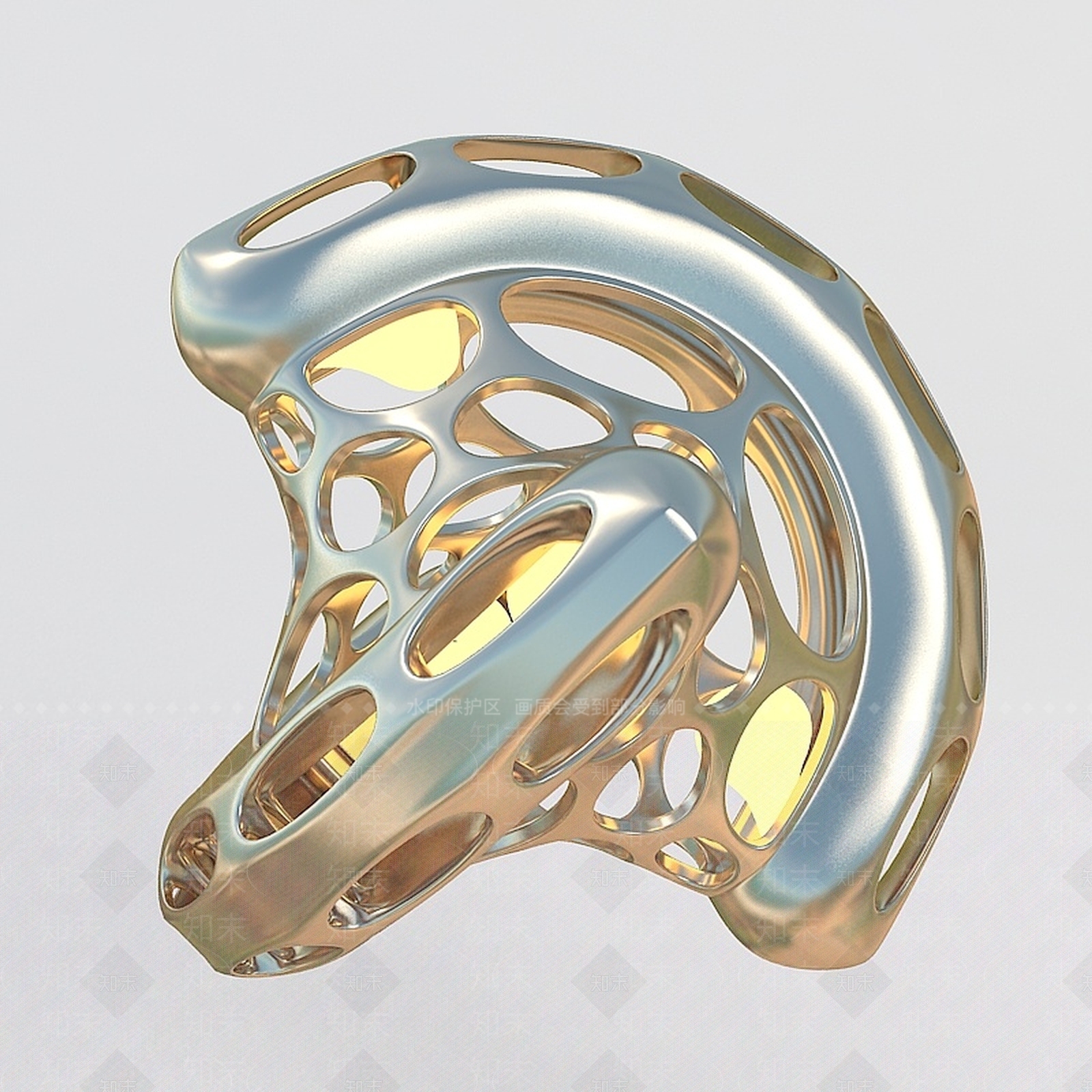 现代抽象陈设品3D模型下载【ID:1198692936】