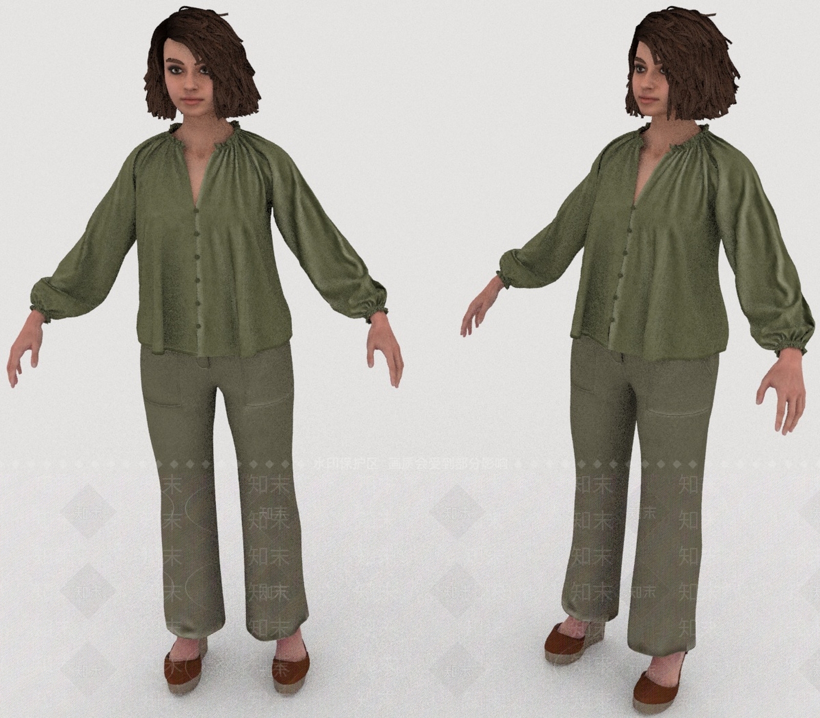 女人3D模型下载【ID:1198693079】