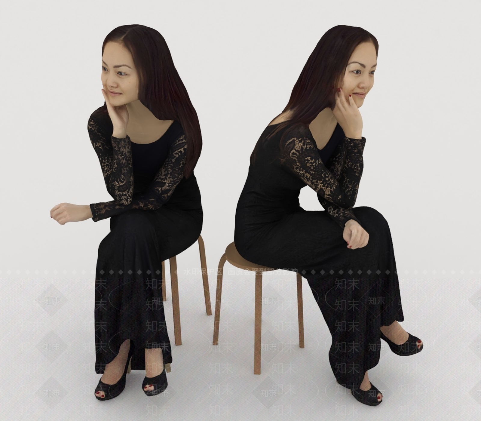 女人3D模型下载【ID:1198693372】