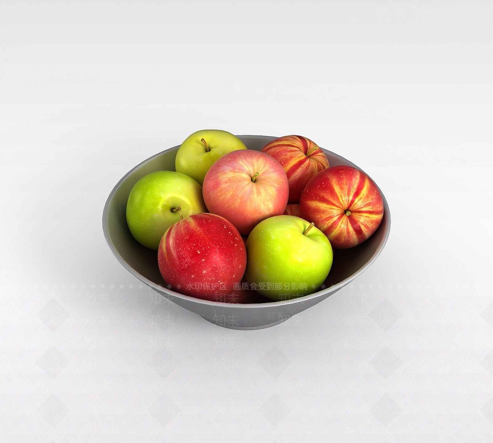 现代果盘3D模型下载【ID:1198693482】