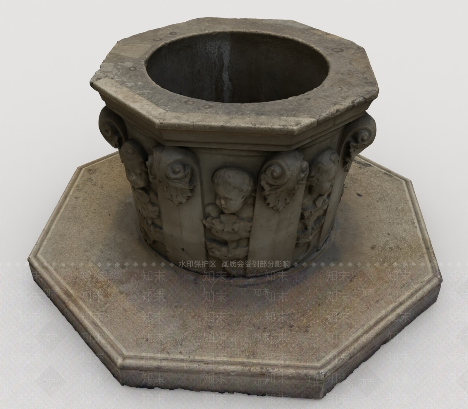 现代景观雕塑3D模型下载【ID:1198694571】
