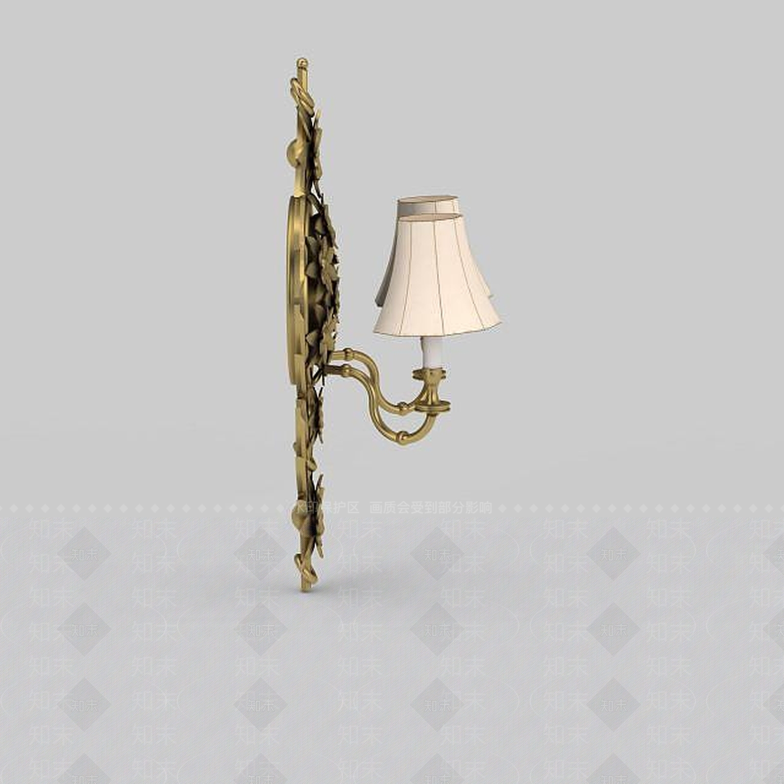欧式古典欧式风格壁灯3D模型下载【ID:1198694848】