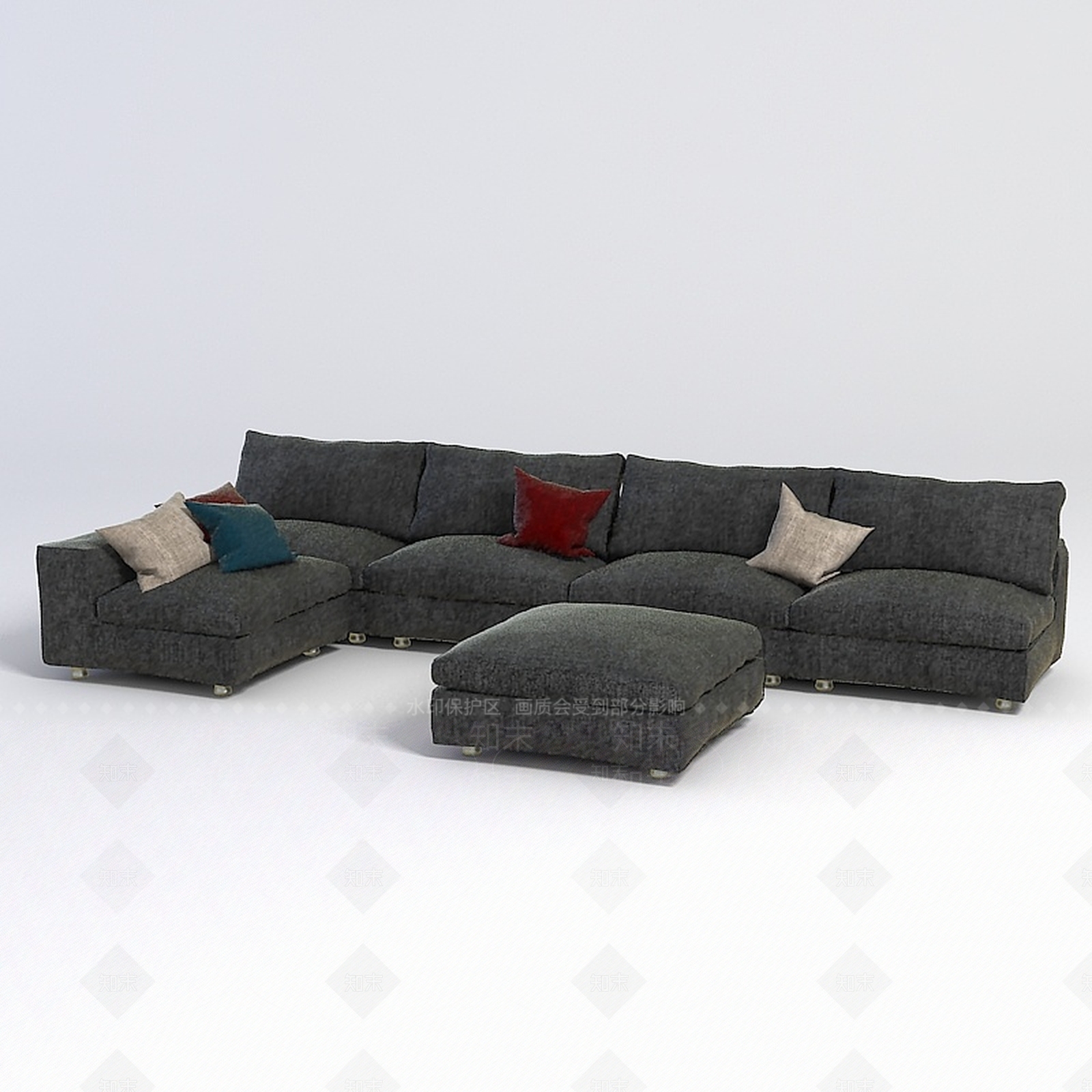 现代沙发3D模型下载【ID:1198696098】