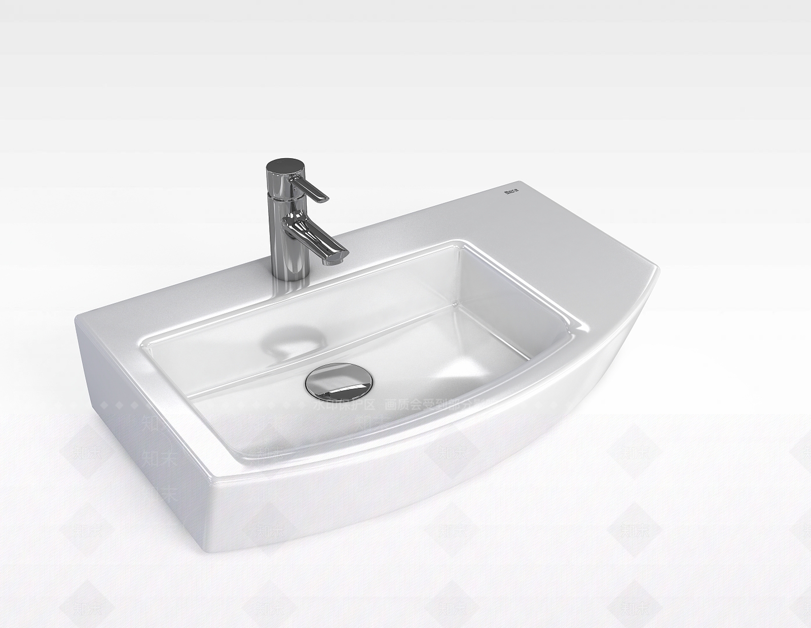 现代洗手台3D模型下载【ID:1198696642】