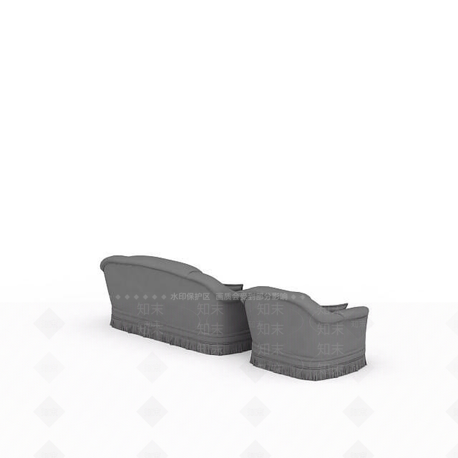现代客厅沙发3D模型下载【ID:1198697547】