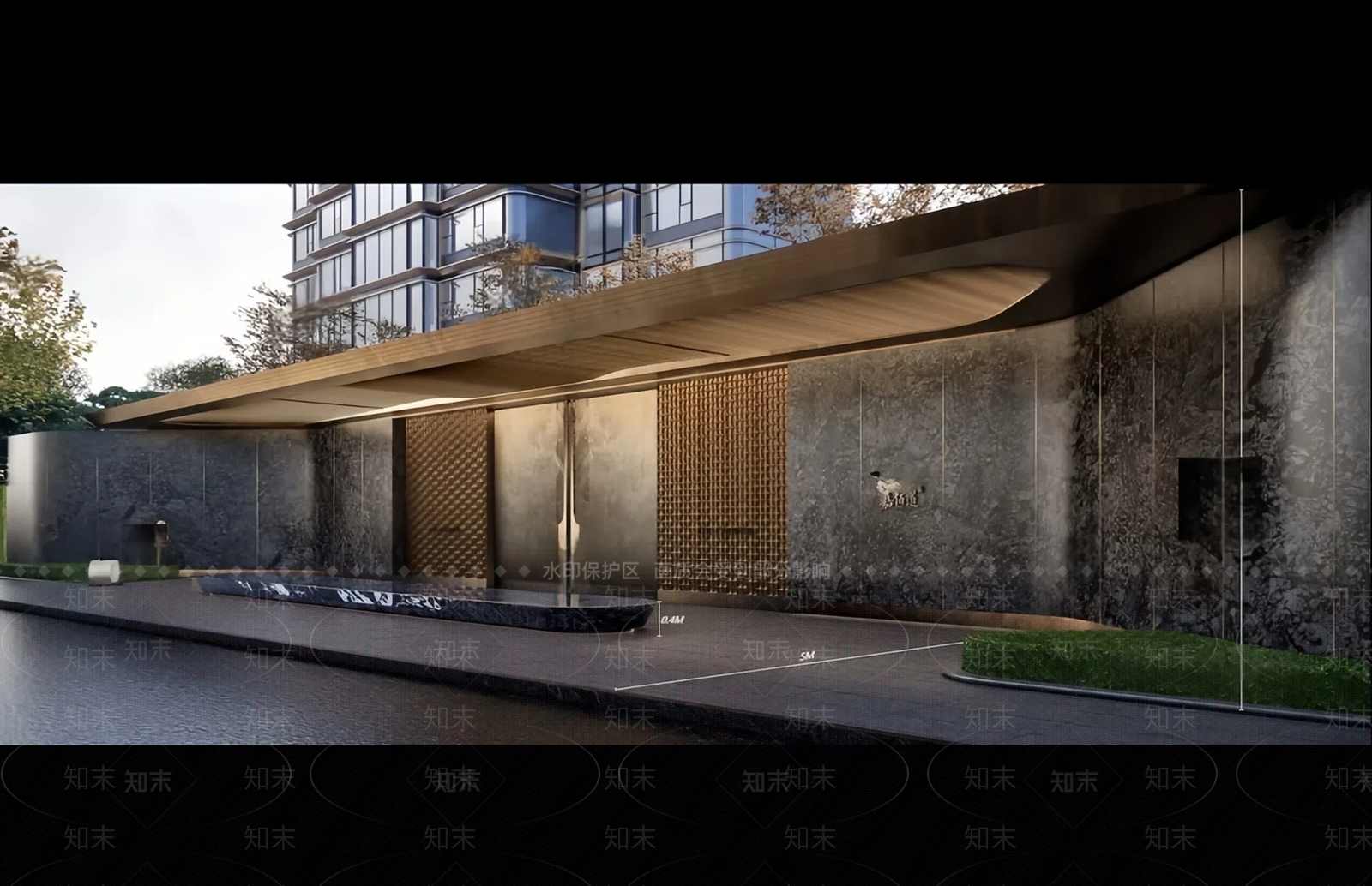 现代小区建筑SU模型下载【ID:1198698690】