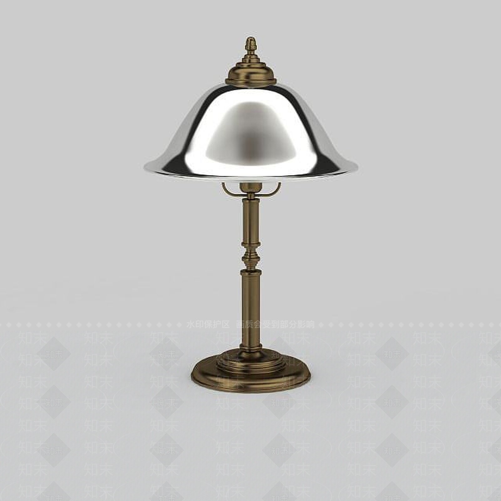 现代客厅台灯3D模型下载【ID:1198700500】