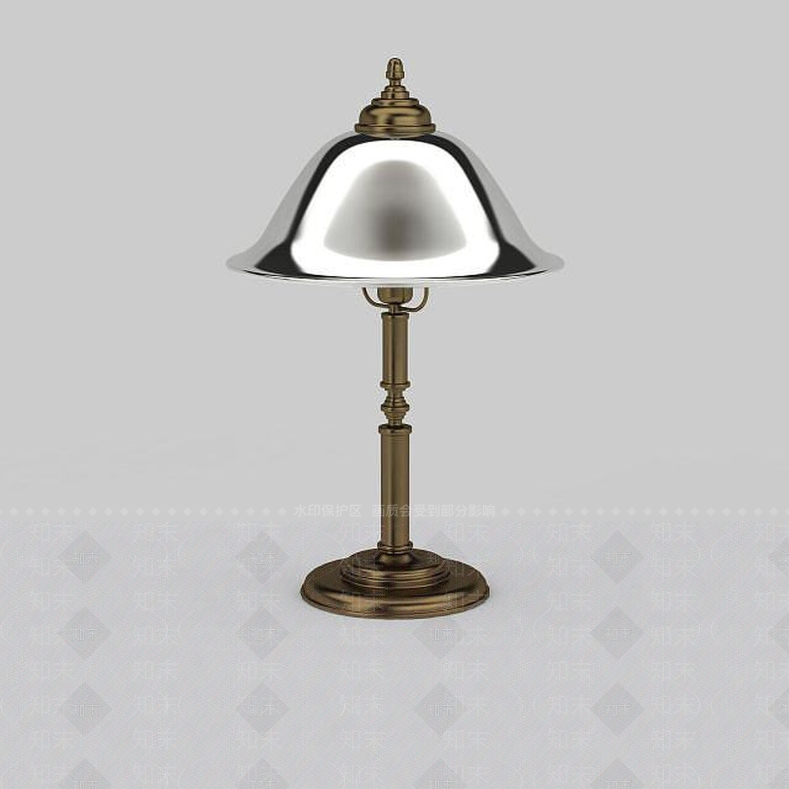 现代客厅台灯3D模型下载【ID:1198700500】