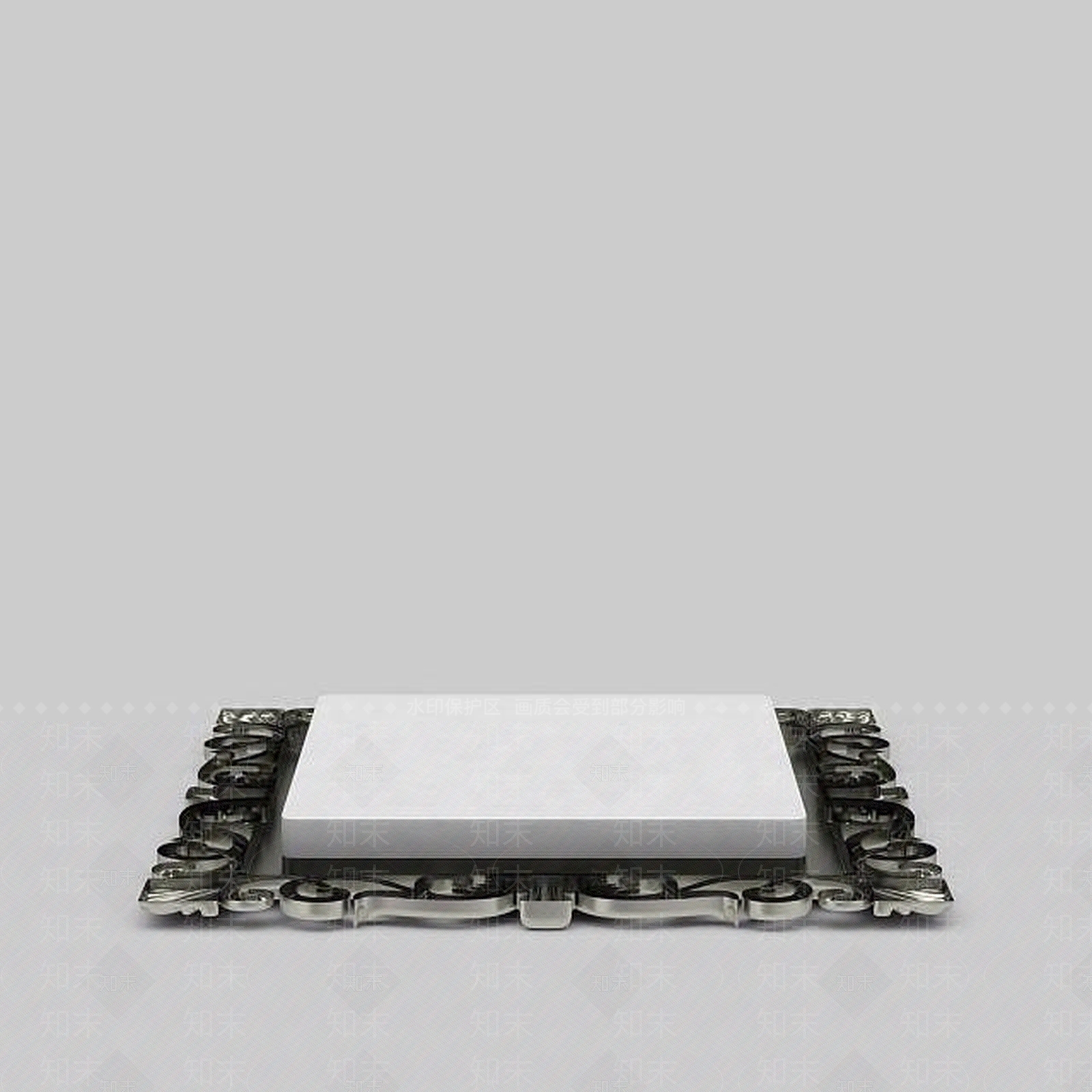 现代室内灯罩式吸顶灯3D模型下载【ID:1198700955】