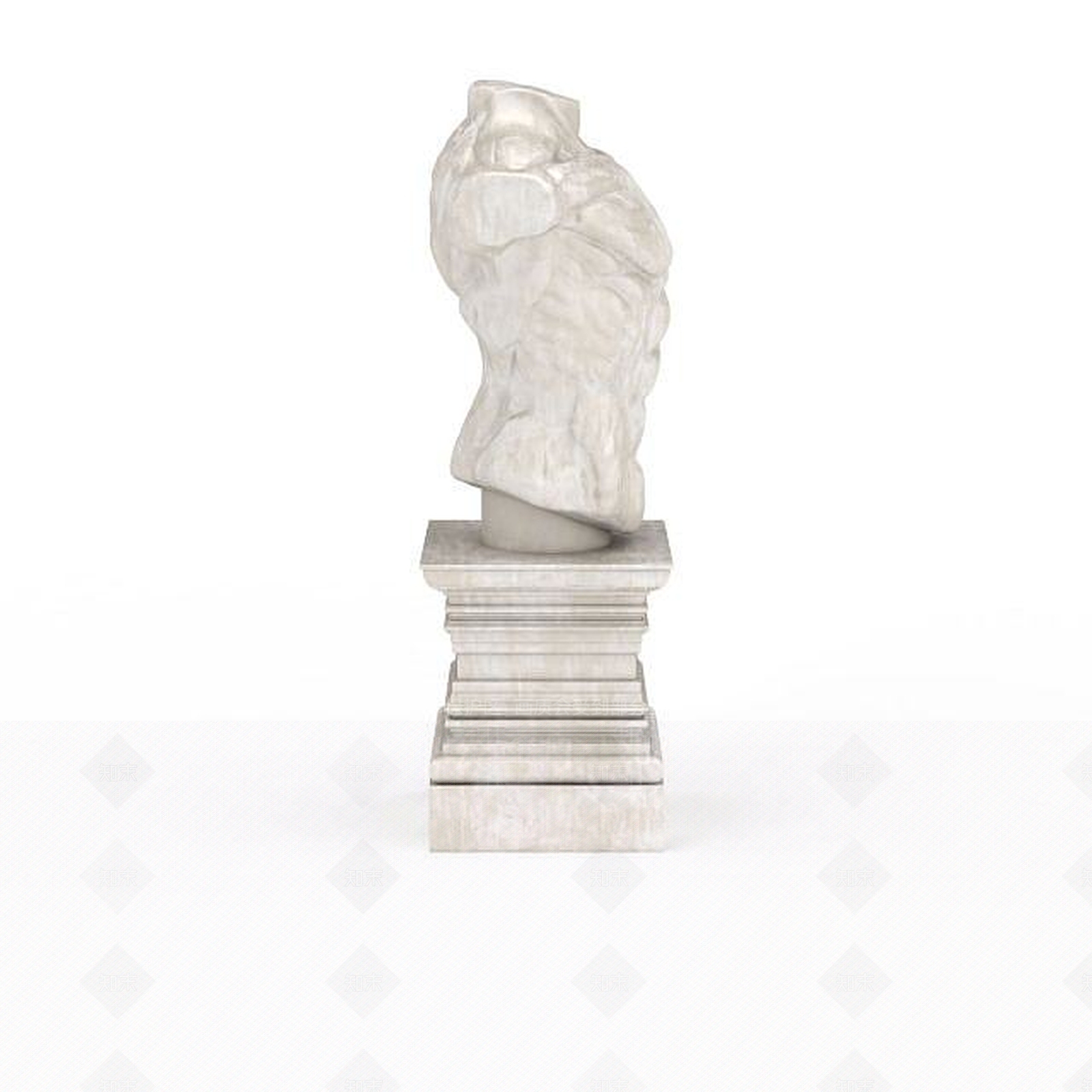 现代人体雕像3D模型下载【ID:1198701164】