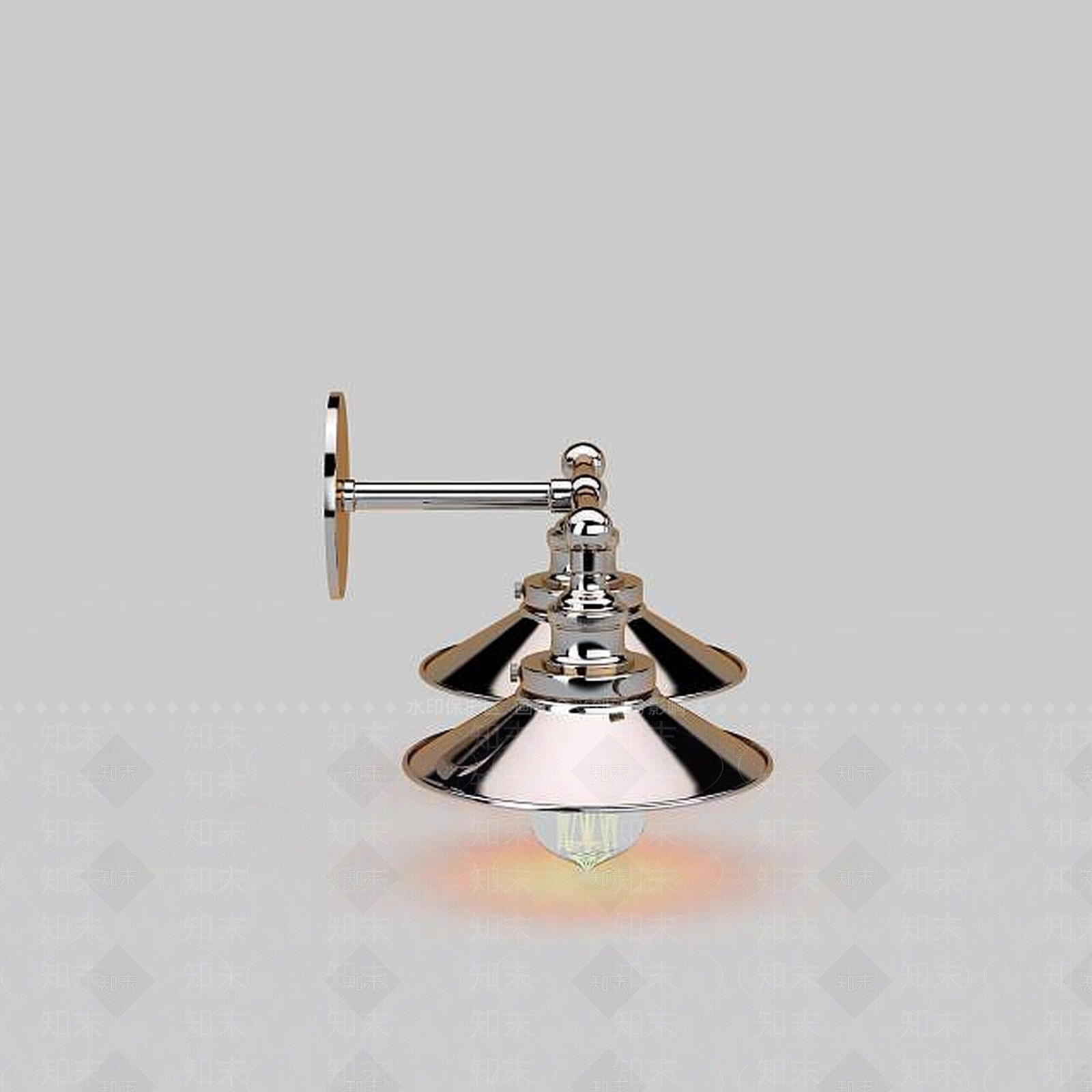 现代床头壁灯3D模型下载【ID:1198701313】
