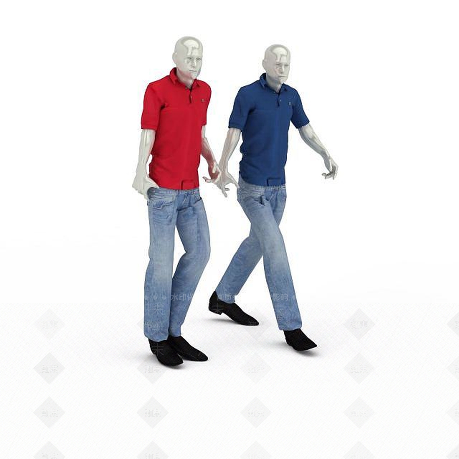 现代男模特3D模型下载【ID:1198702069】