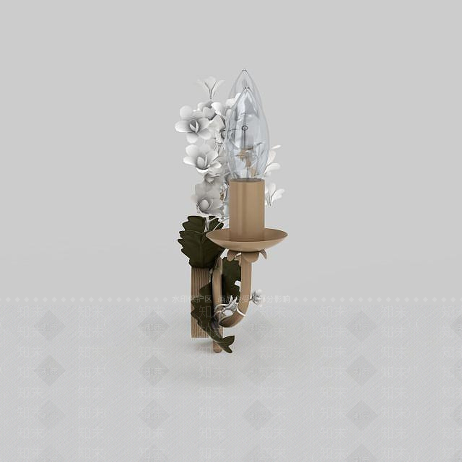 现代水晶壁灯3D模型下载【ID:1198702326】