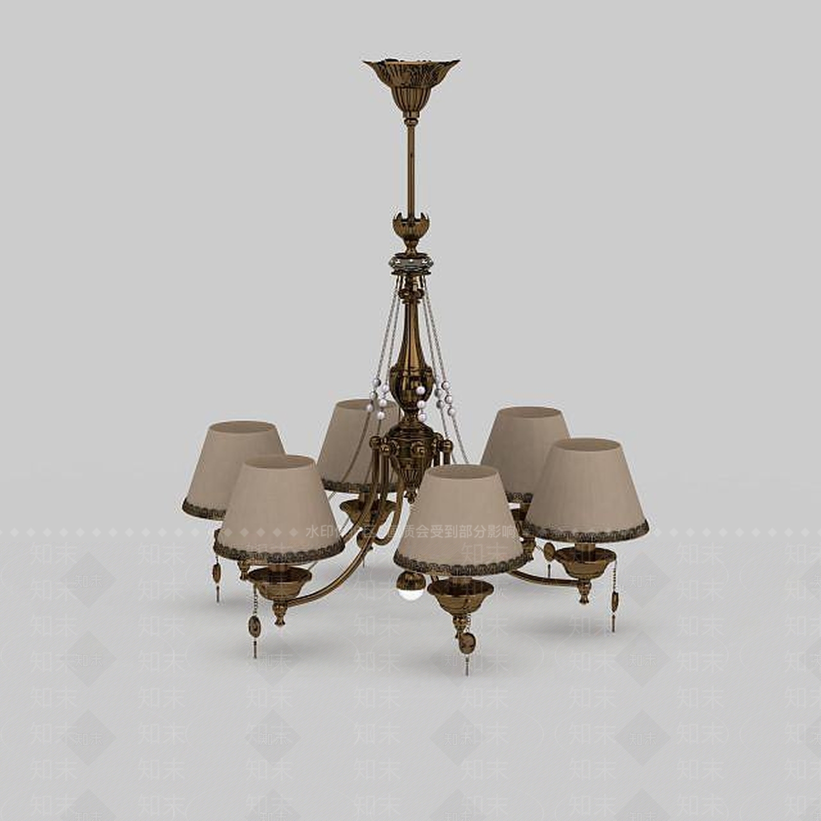 现代餐厅吊灯3D模型下载【ID:1198702405】