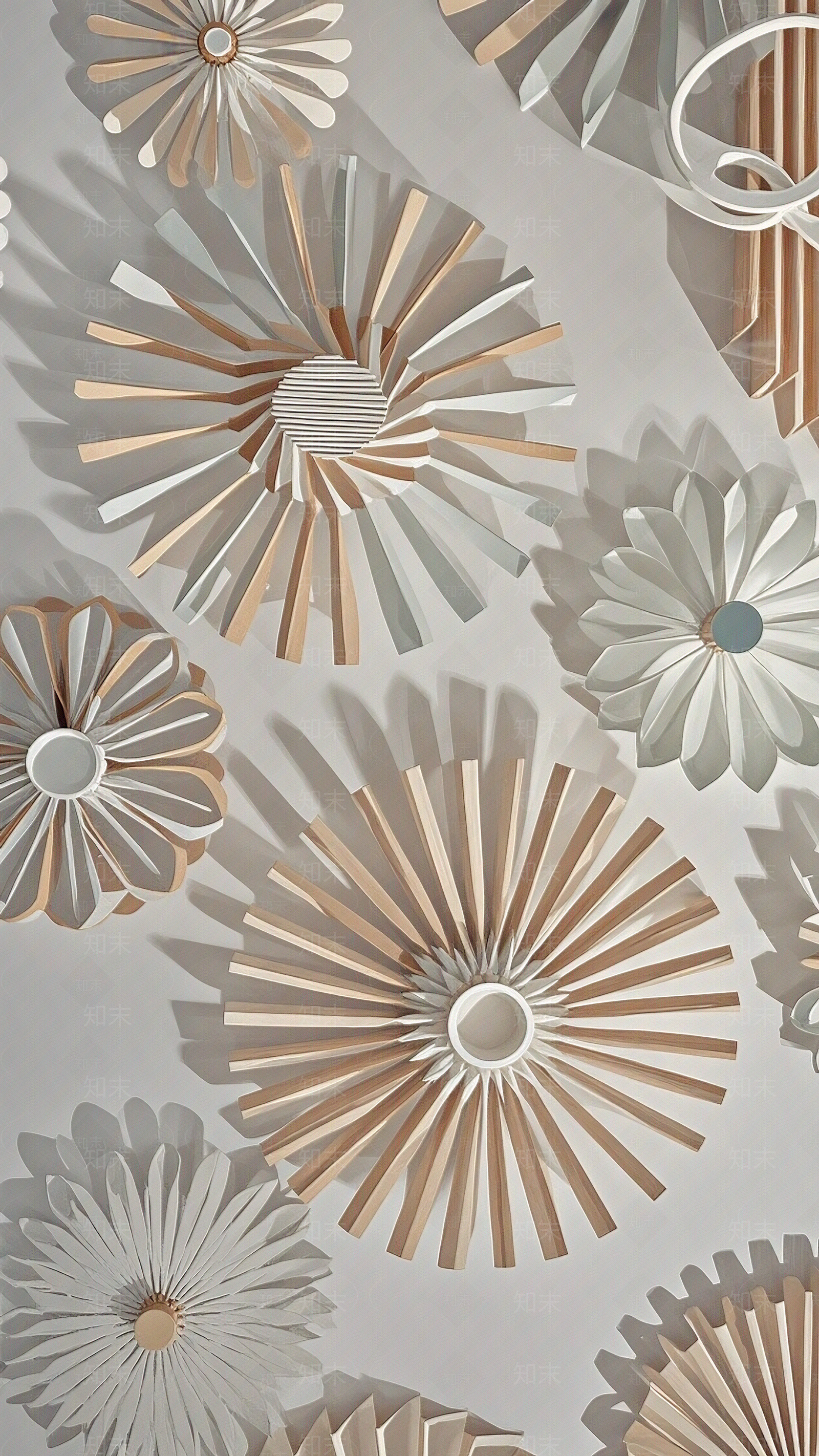 极简简约花纹壁纸贴图下载【ID:1198703219】