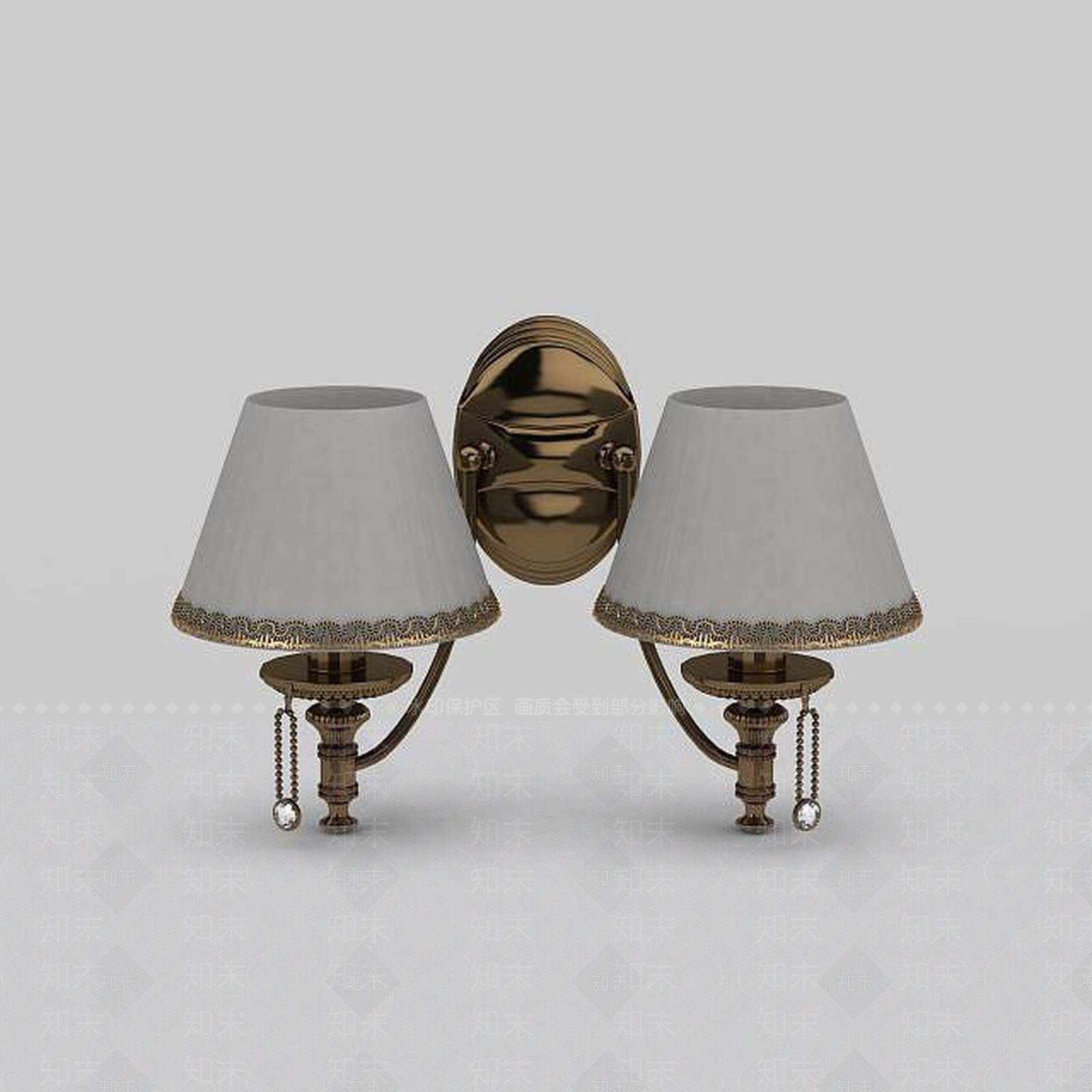 现代壁灯3D模型下载【ID:1198704373】