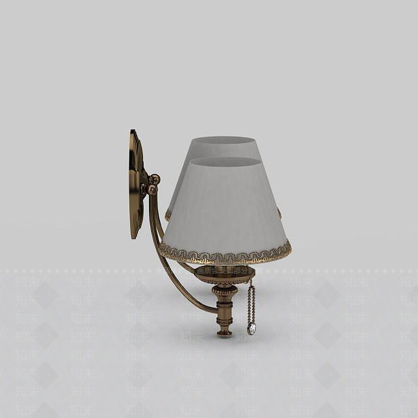 现代壁灯3D模型下载【ID:1198704373】