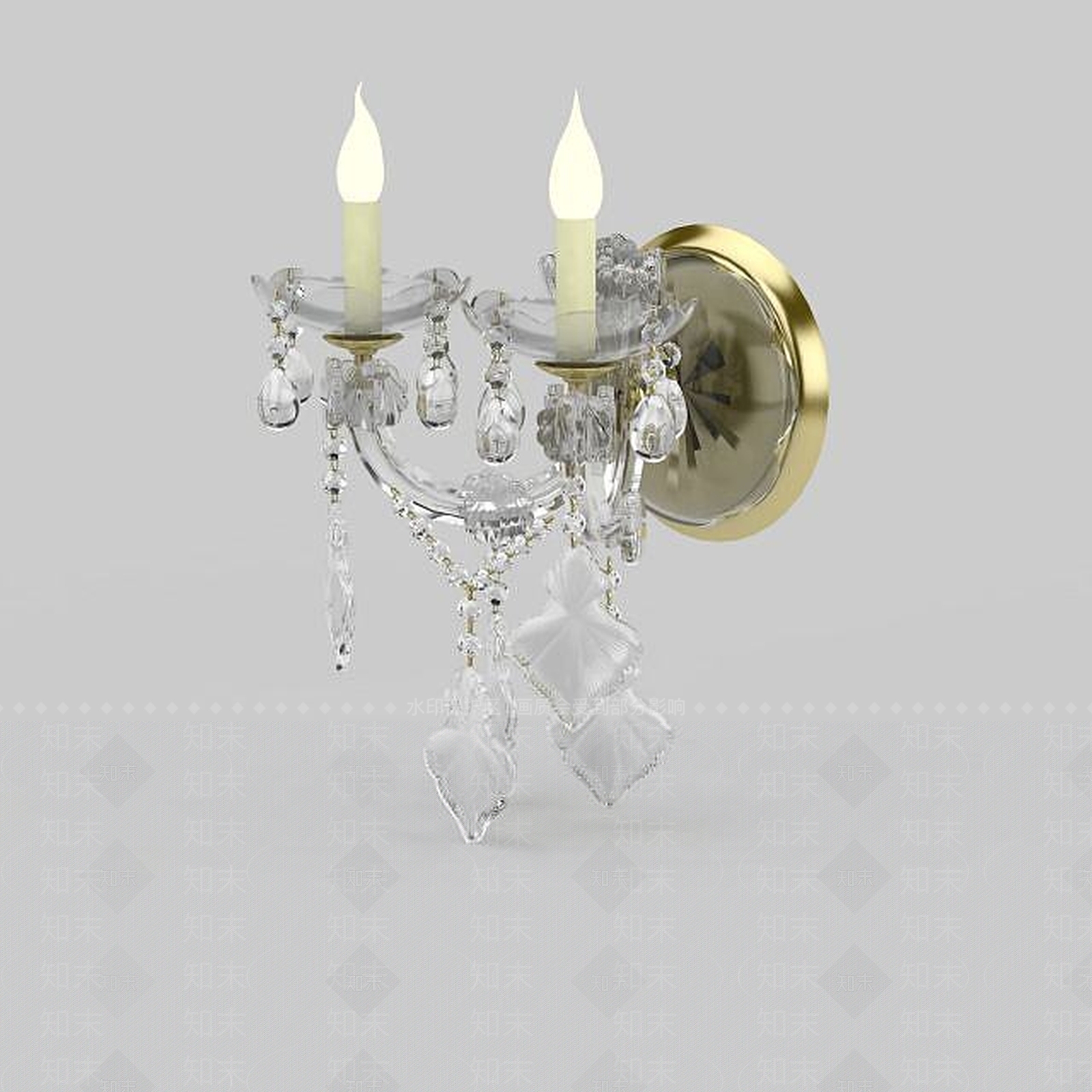 现代壁灯3D模型下载【ID:1198704539】