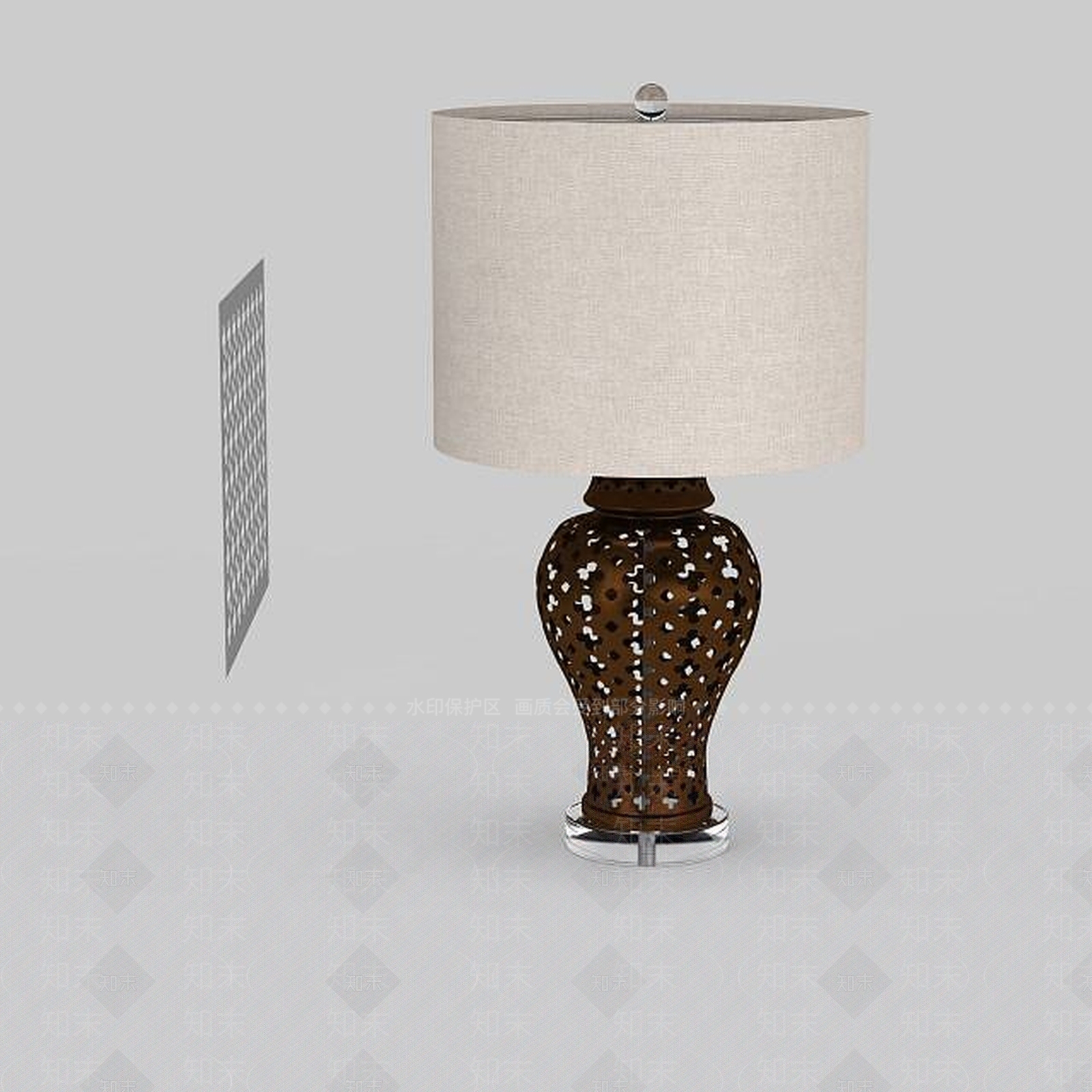 现代卧室床头台灯3D模型下载【ID:1198705620】
