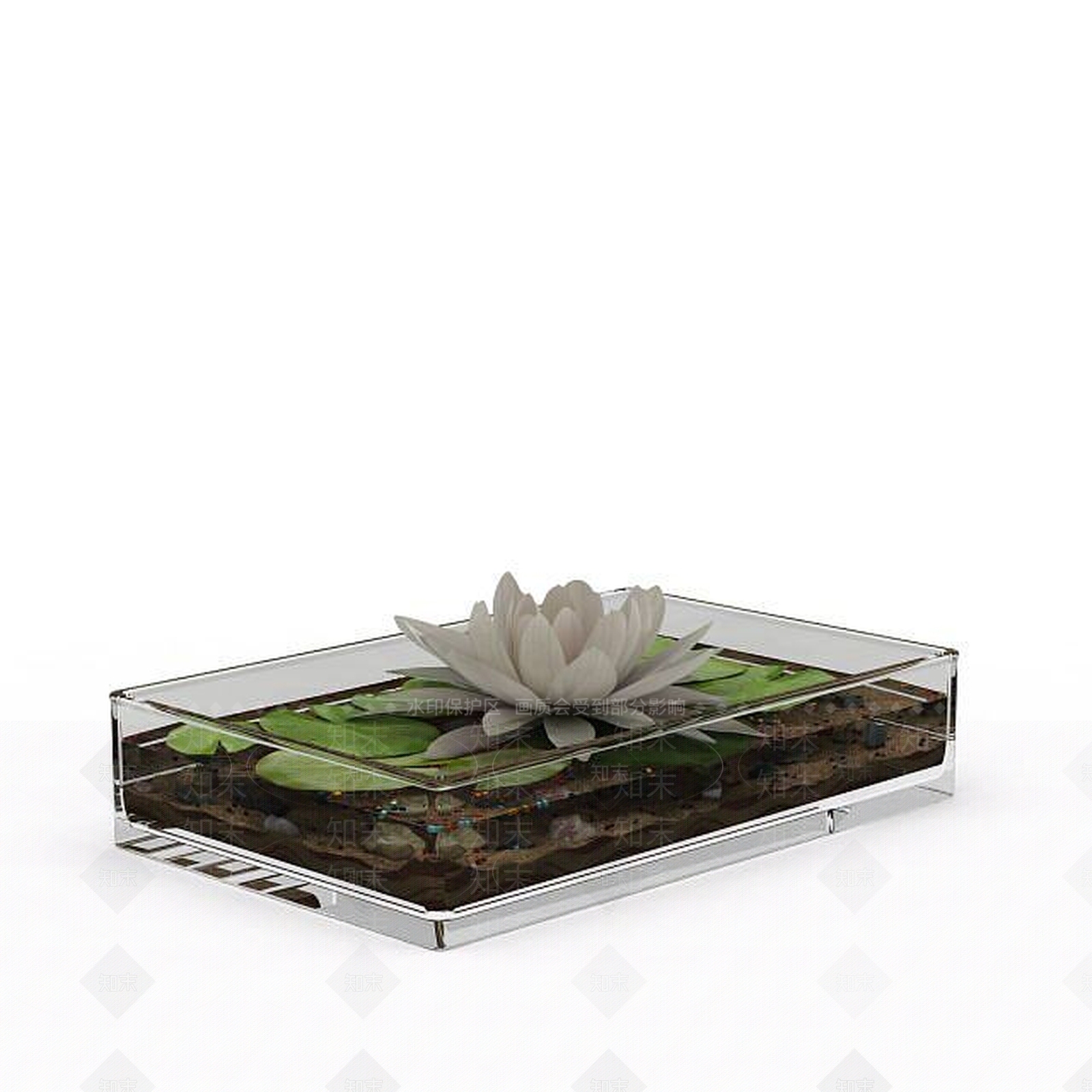 现代陈设品3D模型下载【ID:1198706076】
