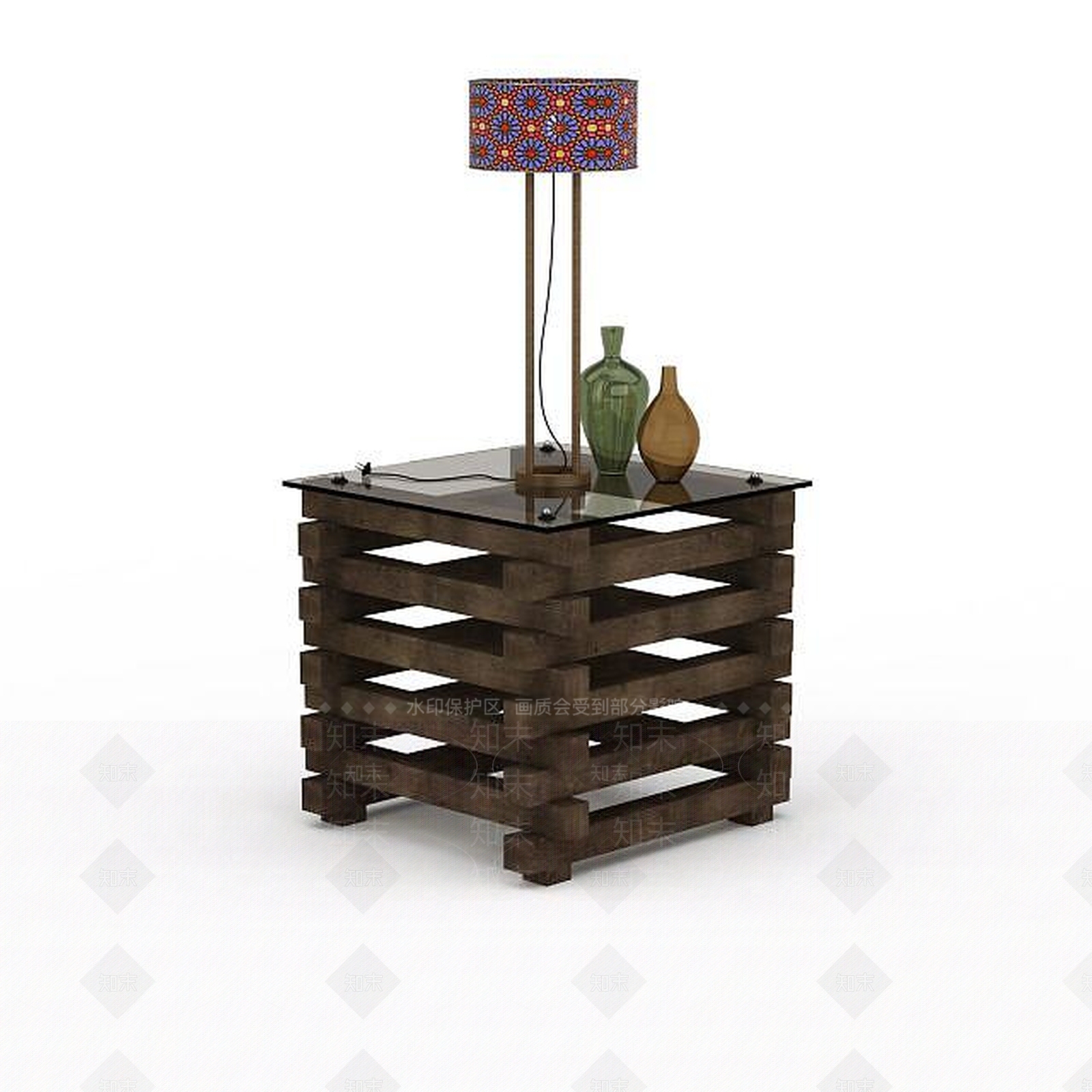 现代陈设品3D模型下载【ID:1198707370】