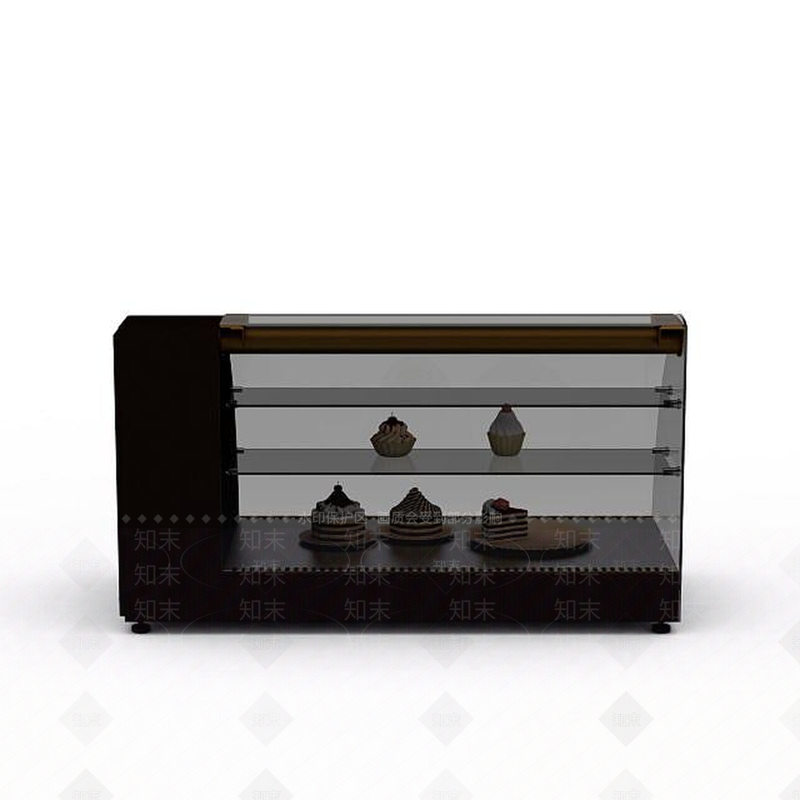现代商店糕点展示柜3D模型下载【ID:1198708141】