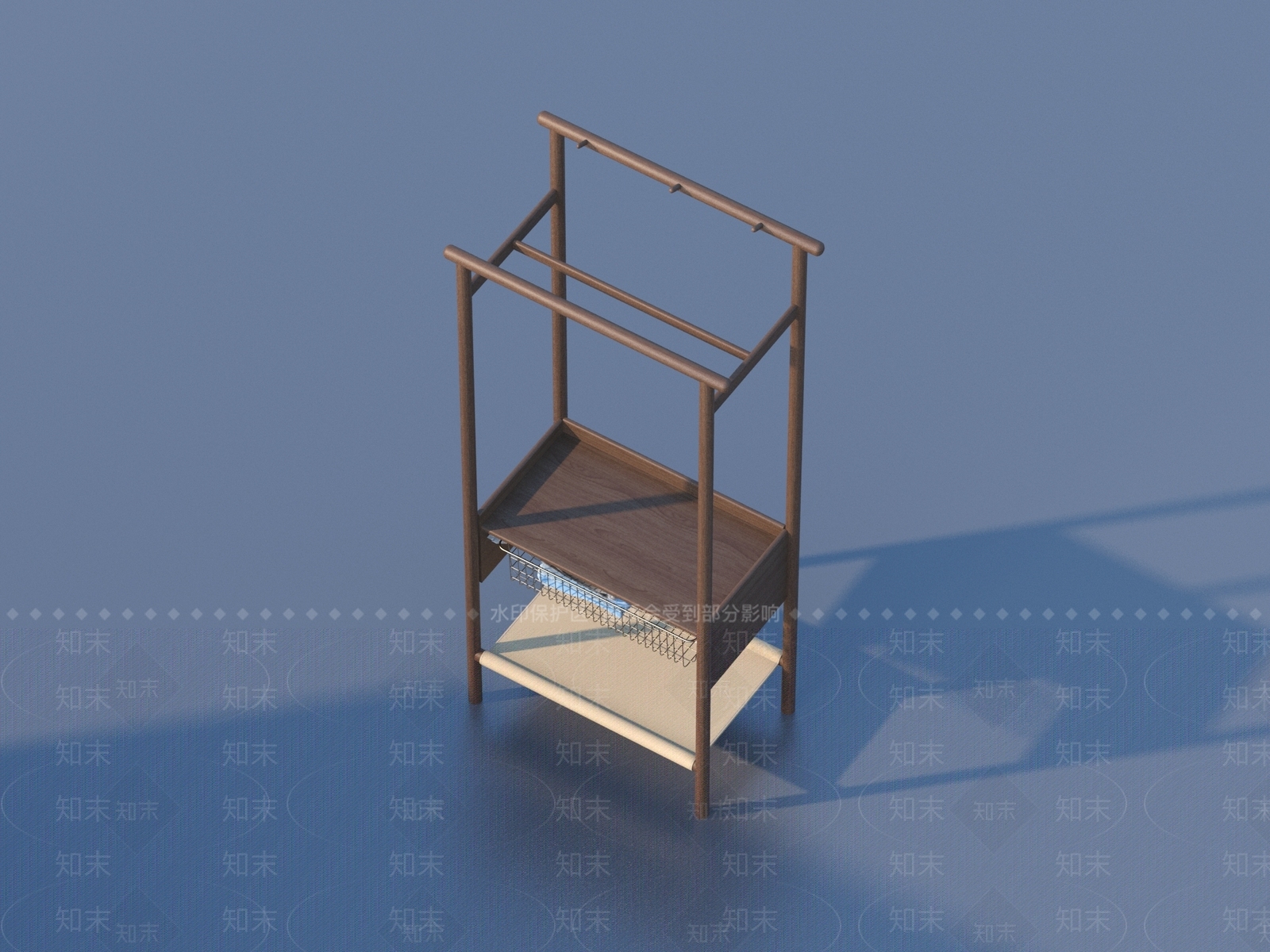 现代置物架3D模型下载【ID:1198709105】