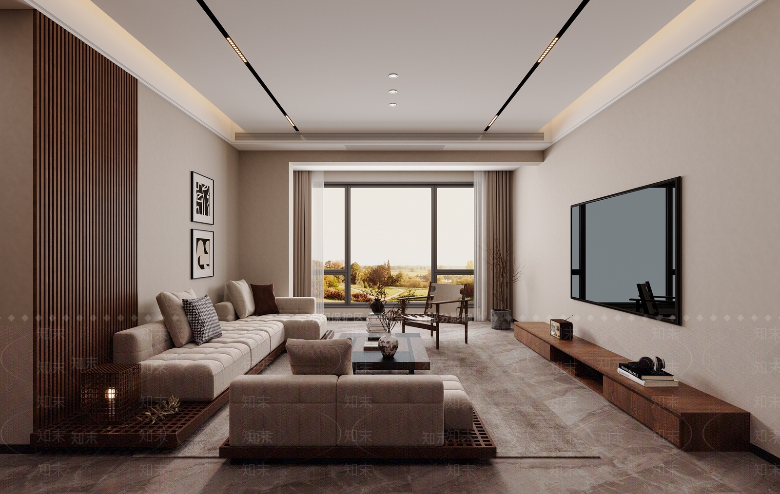 侘寂中古三人沙发3D模型下载【ID:1198709850】