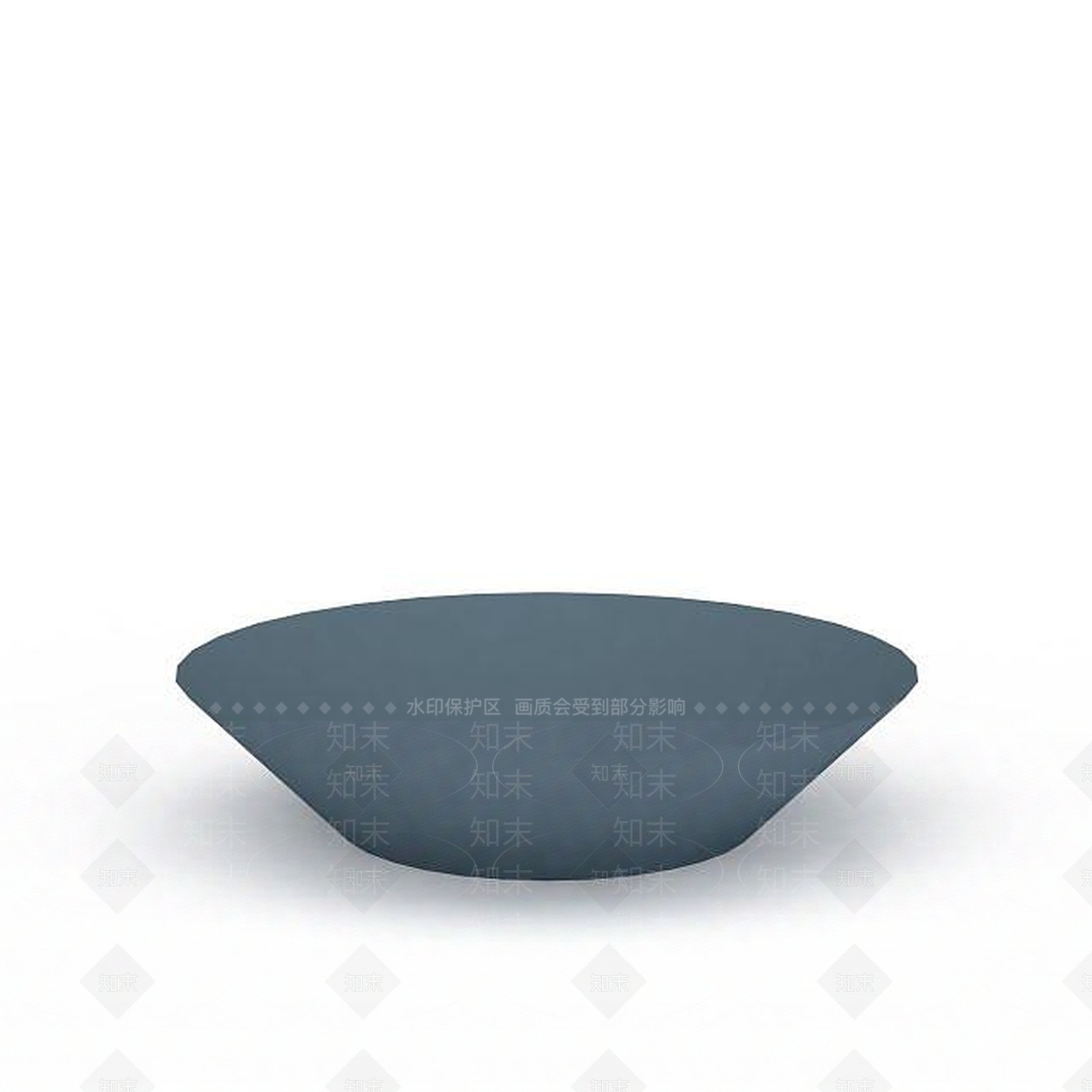 现代蓝灰色玻璃碗餐具3D模型下载【ID:1198709808】