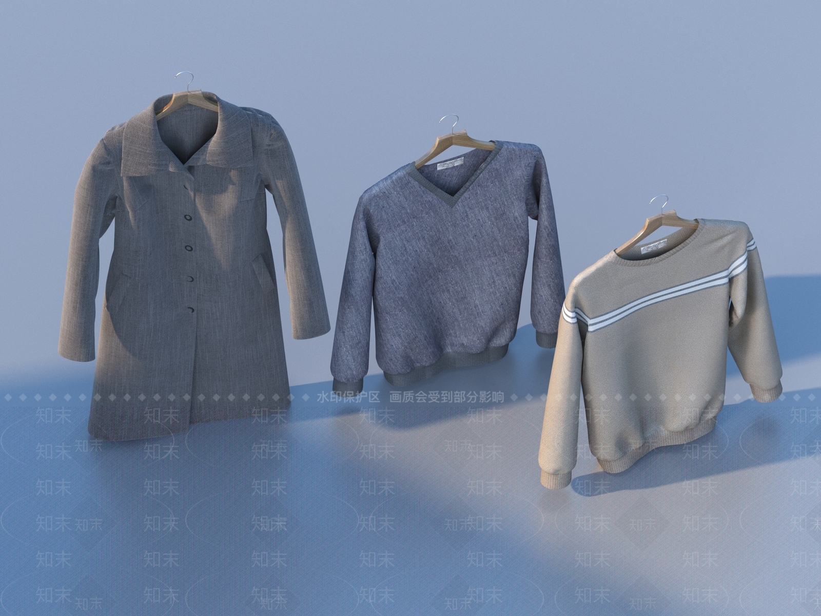 衣服SU模型下载【ID:1198711742】