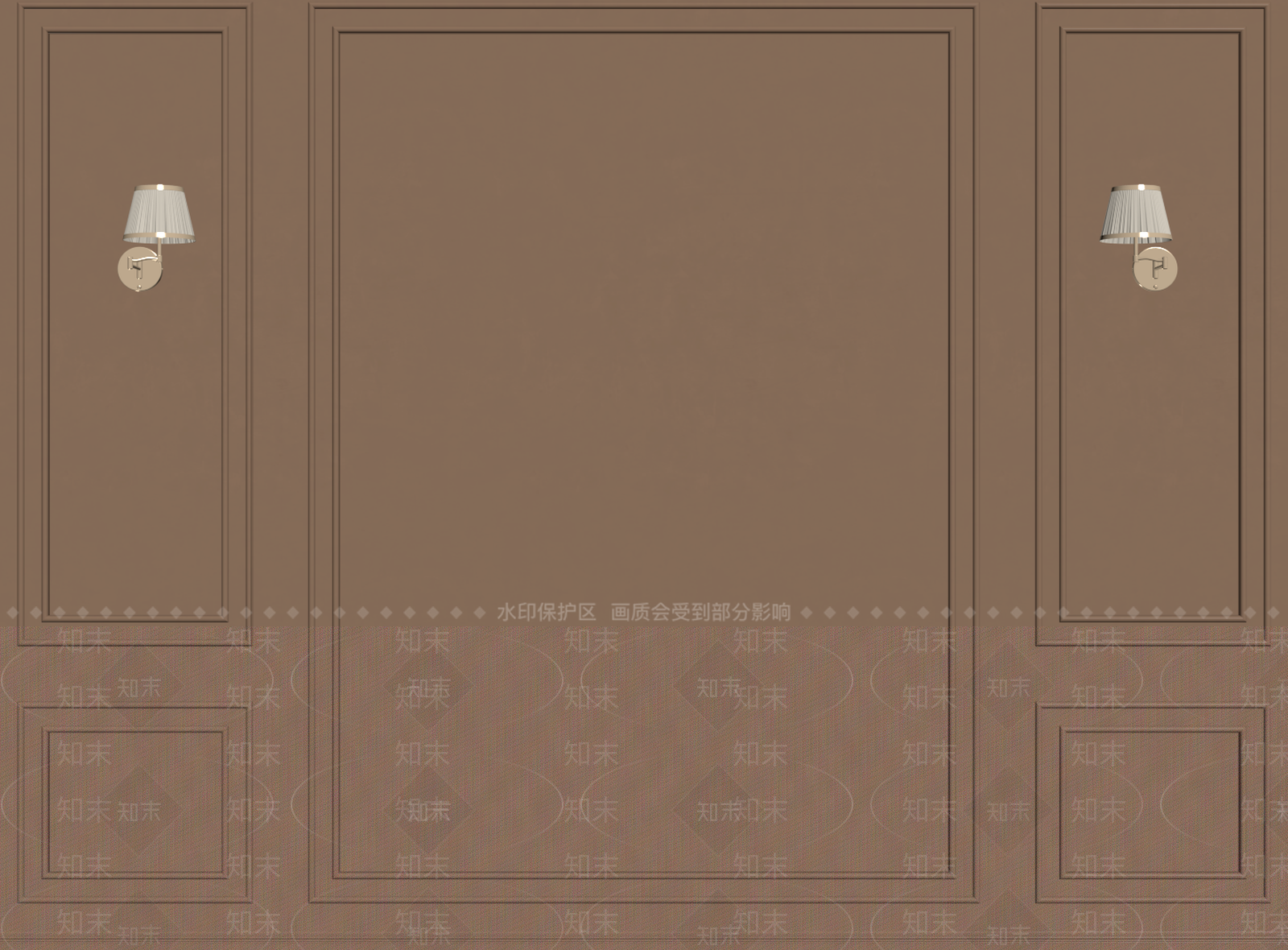 法式欧式背景墙SU模型下载【ID:1198712754】