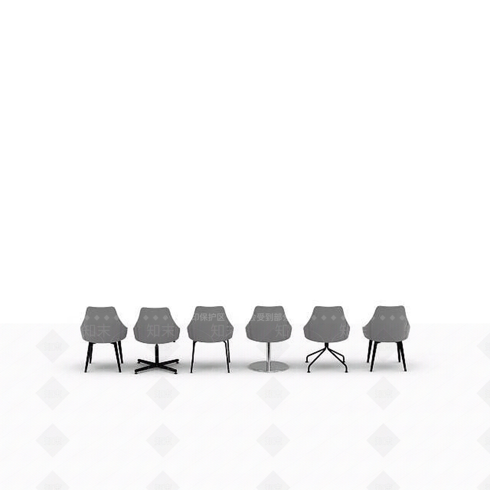 现代休息排椅3D模型下载【ID:1198713254】