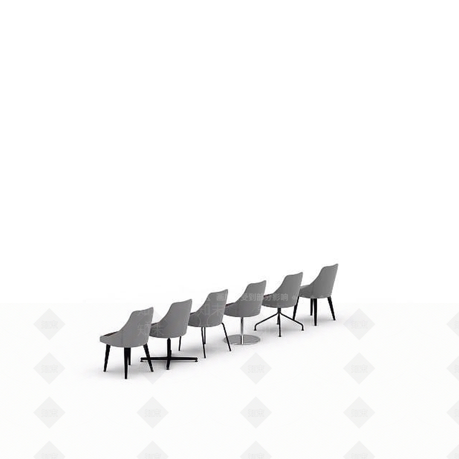 现代休息排椅3D模型下载【ID:1198713254】