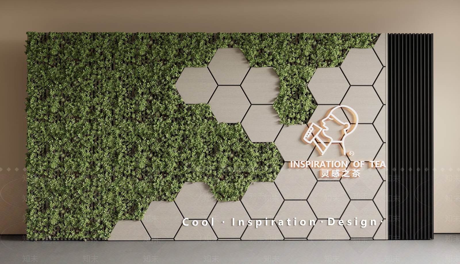 现代玄关背景墙3D模型下载【ID:1198714231】