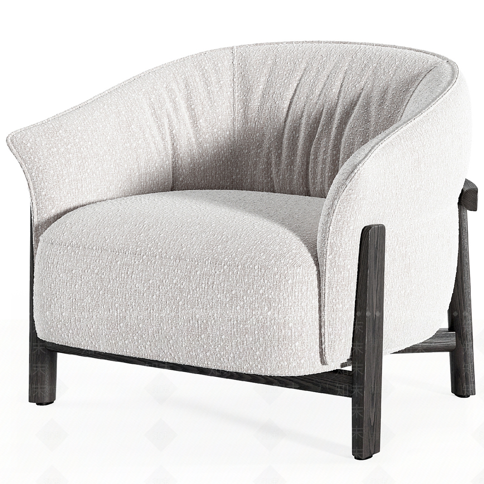 现代意式休闲椅3D模型下载【ID:1198725896】