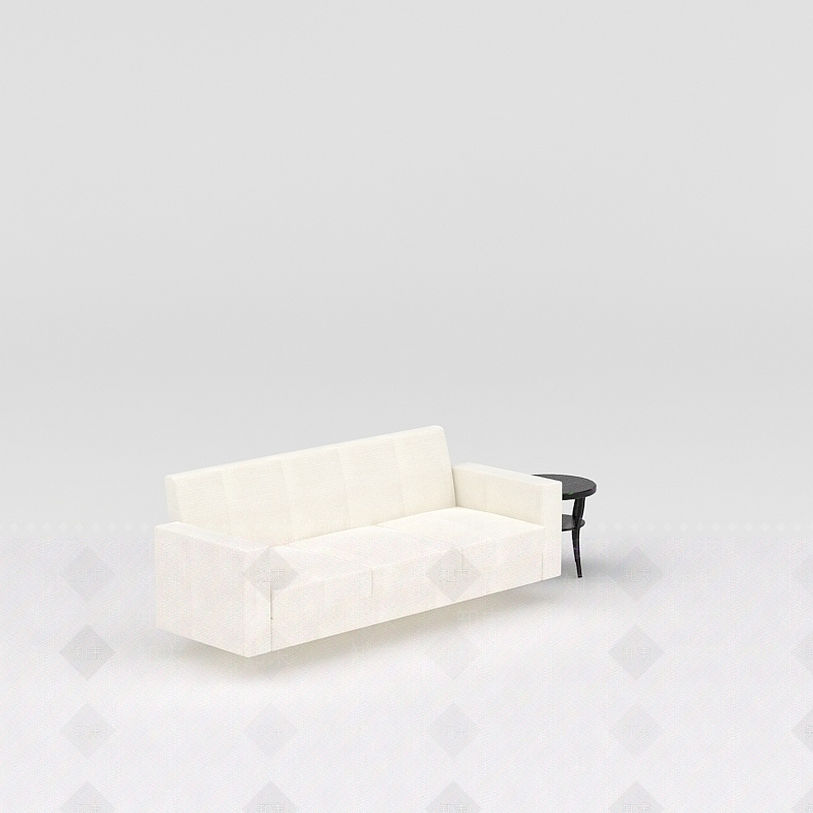 现代双人沙发3D模型下载【ID:1198727632】