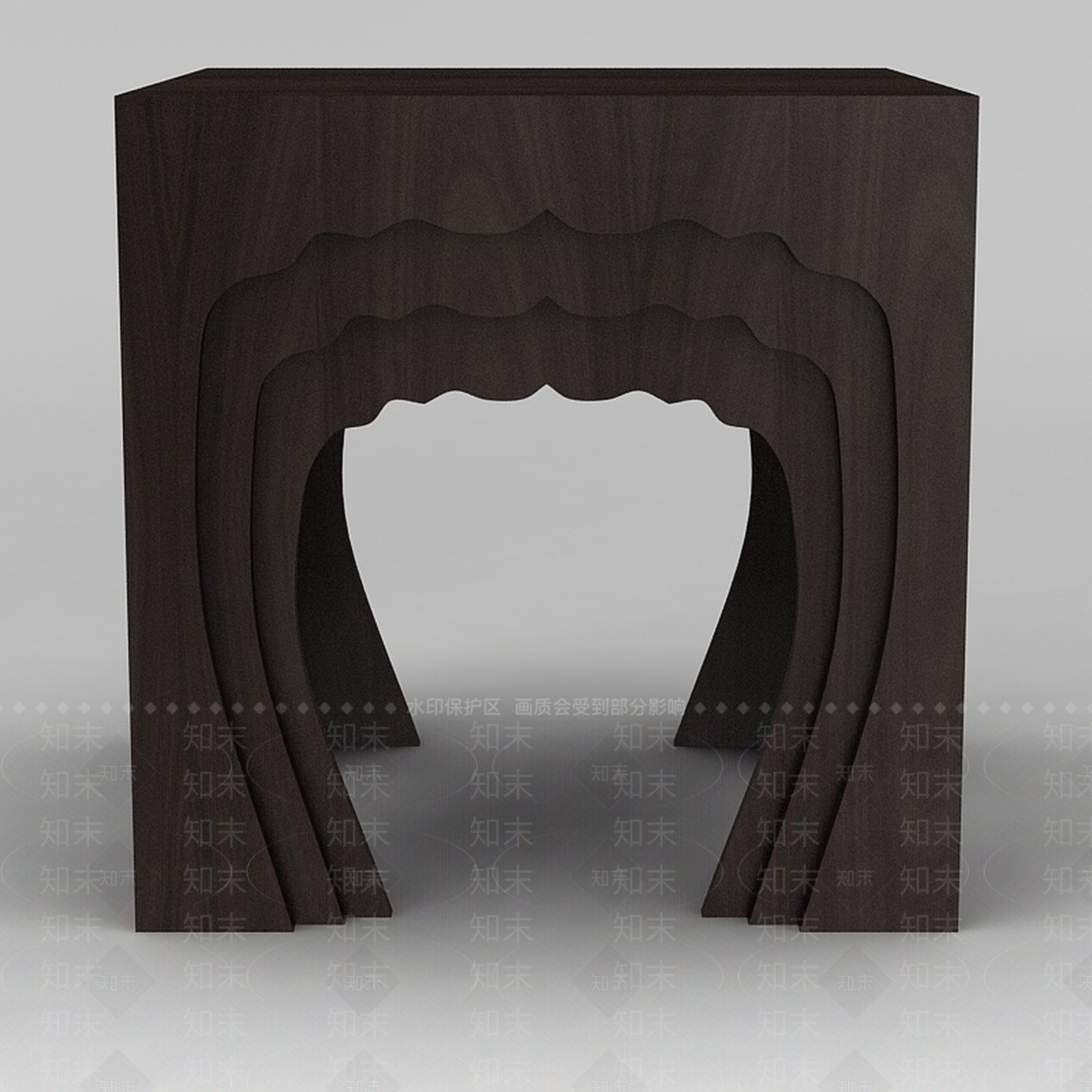 现代书桌椅3D模型下载【ID:1198729182】