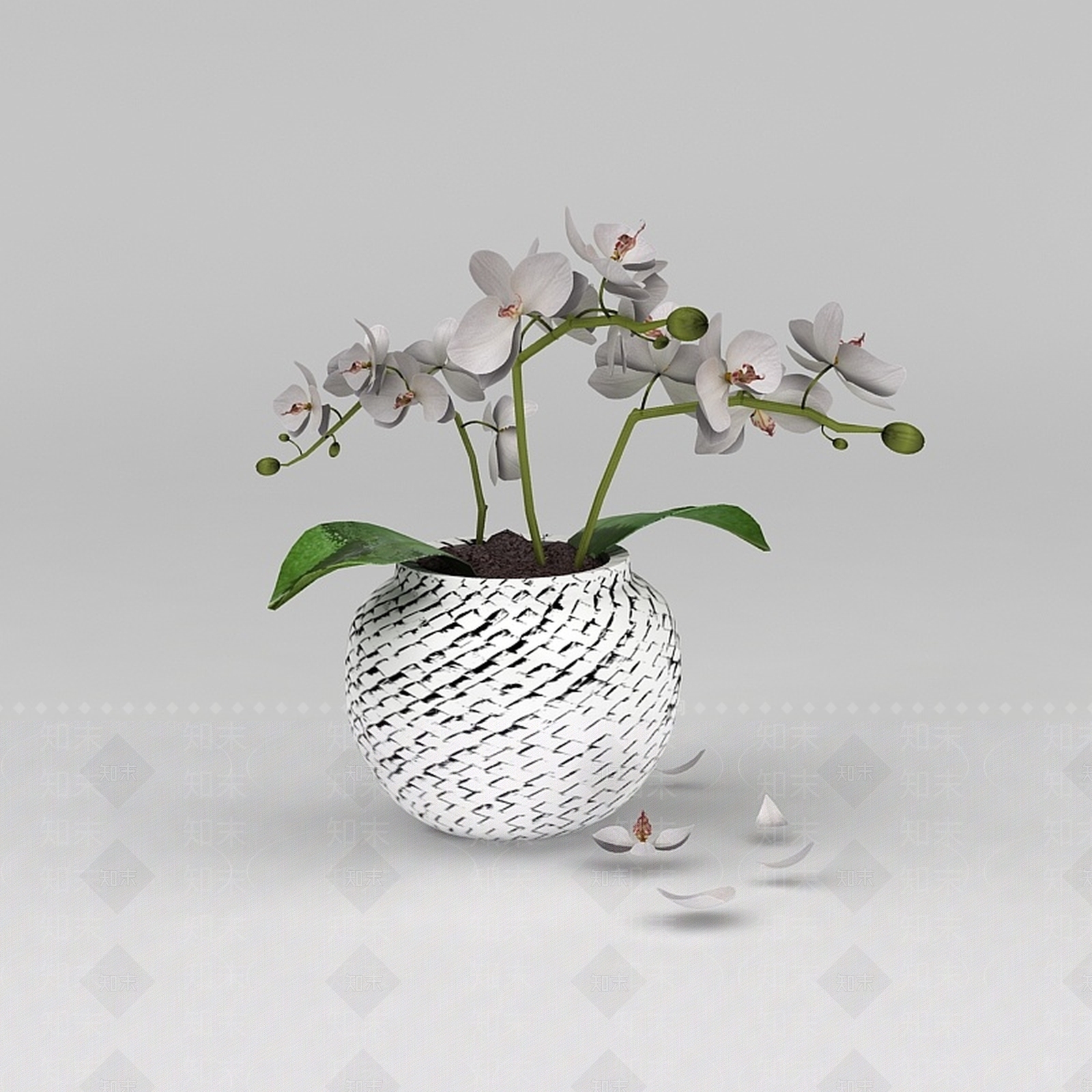 现代摆件组合3D模型下载【ID:1198729376】