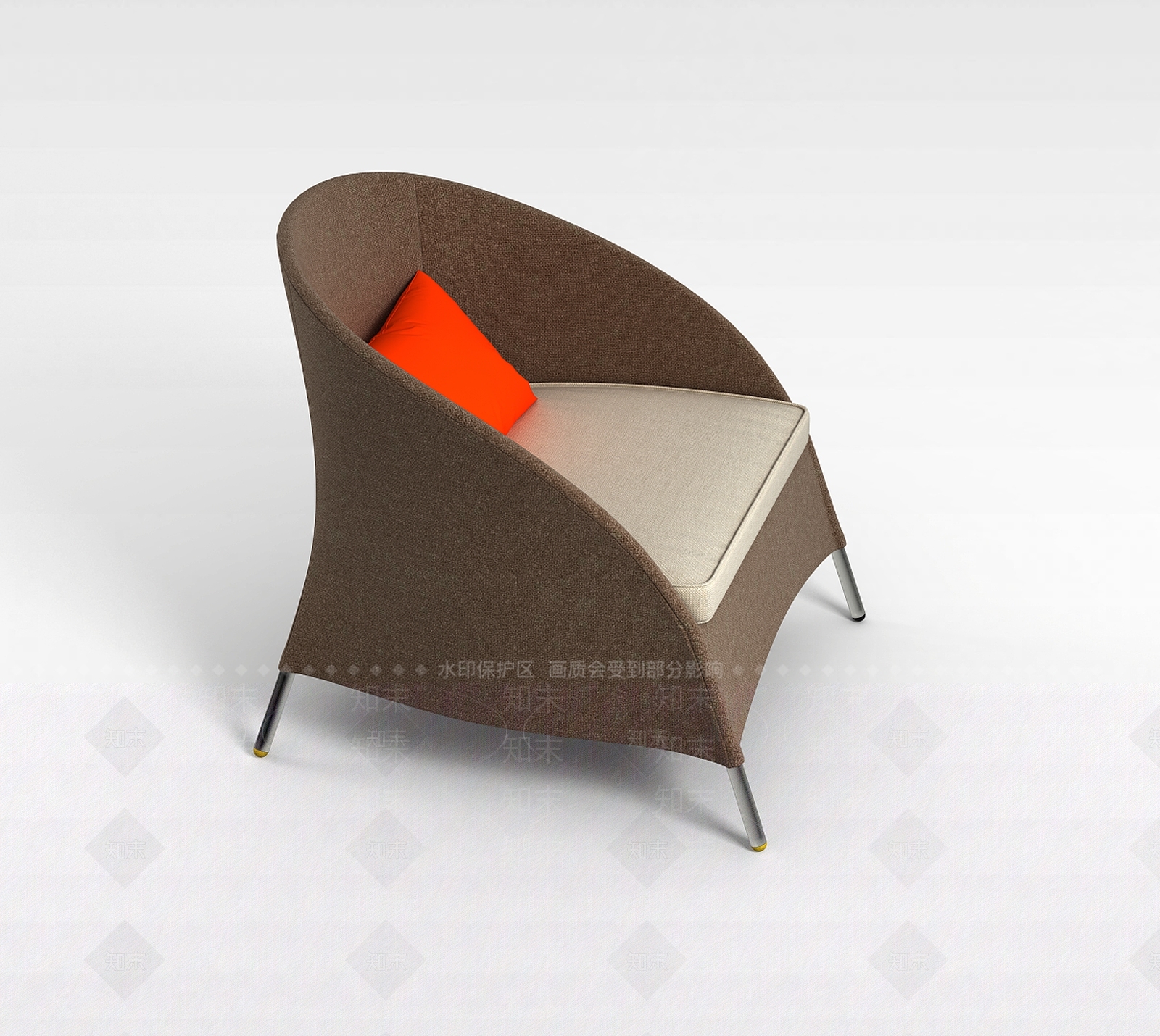 现代休闲椅3D模型下载【ID:1198730577】