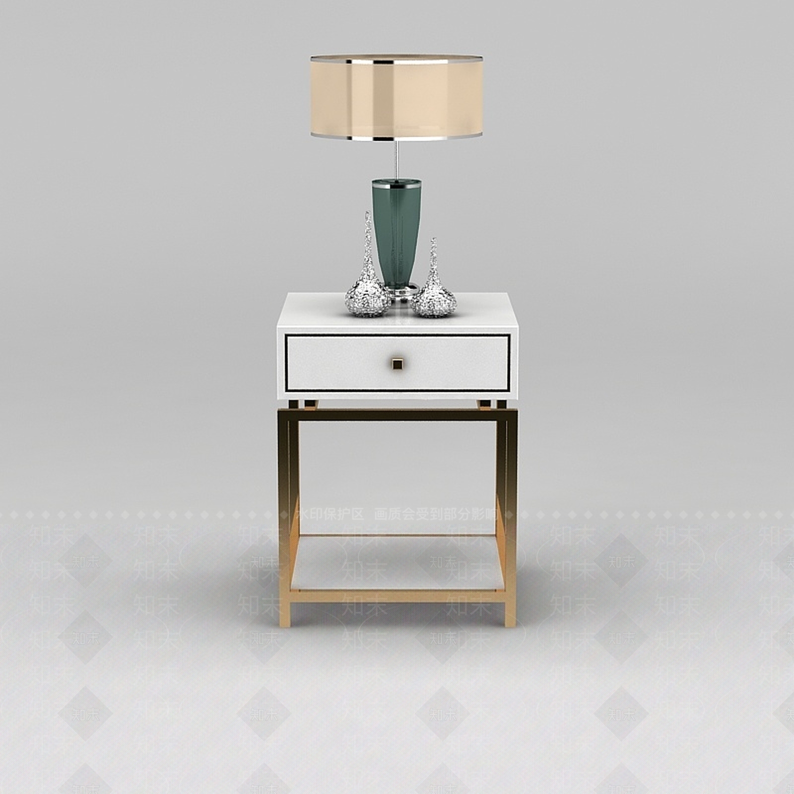现代书桌3D模型下载【ID:1199780331】