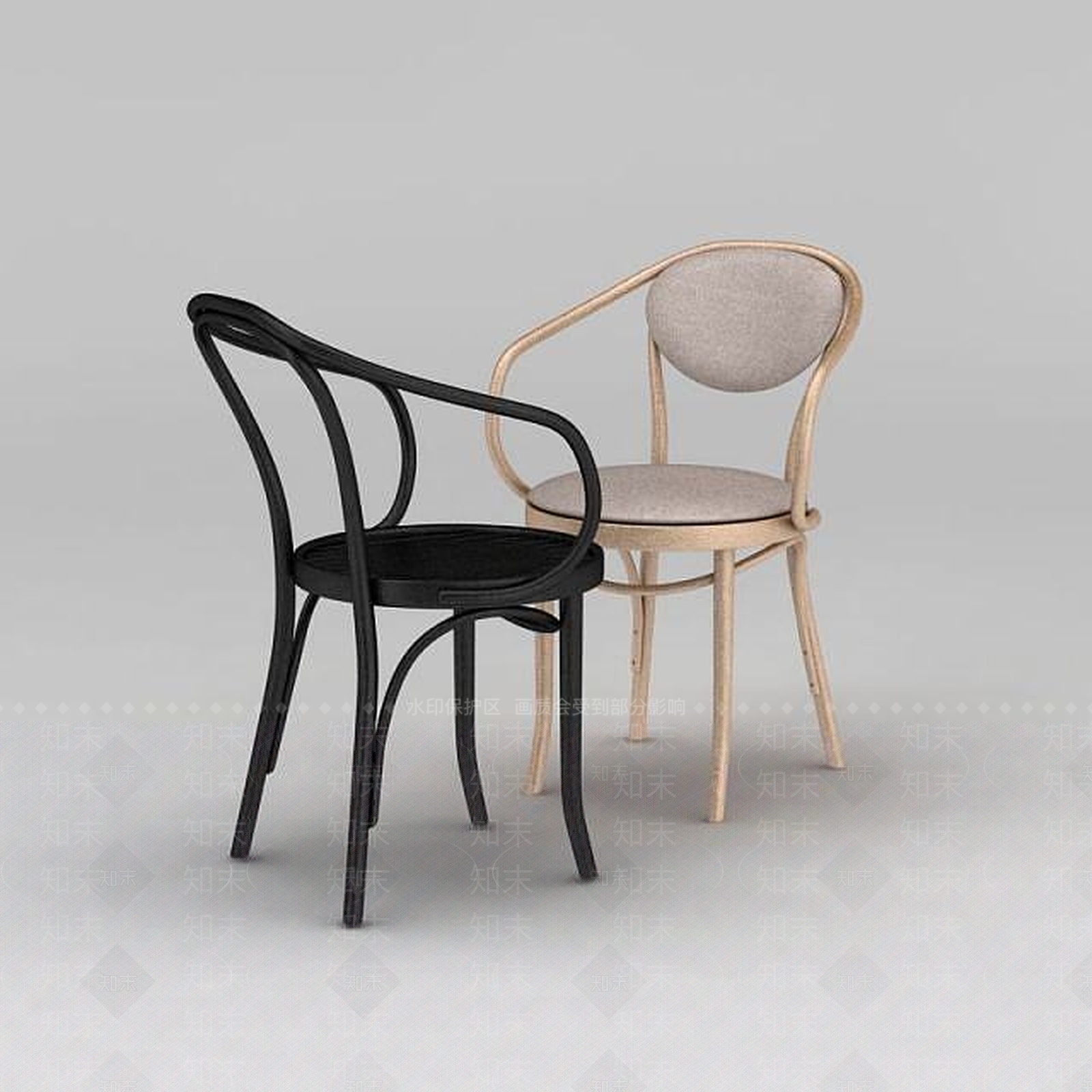 现代休闲椅3D模型下载【ID:1198731221】