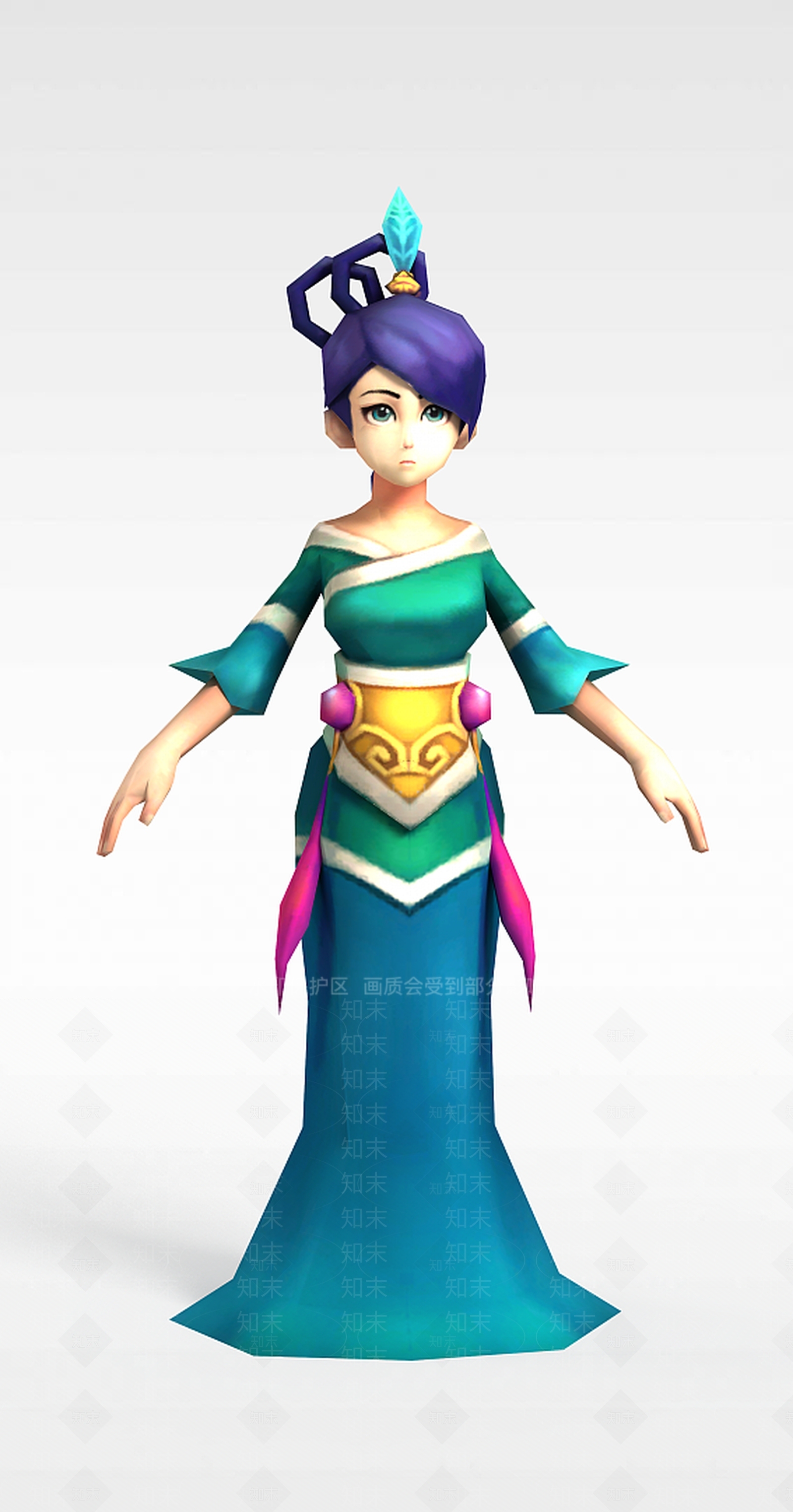 现代虚拟人物3D模型下载【ID:1199765393】
