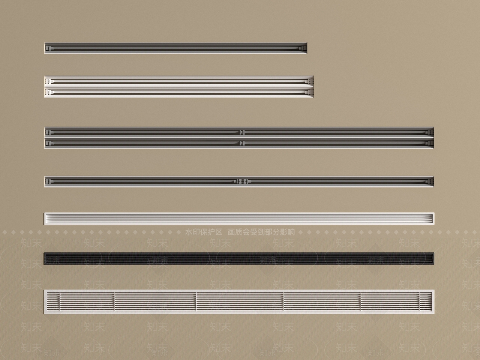 空调出风口3D模型下载【ID:1198736737】