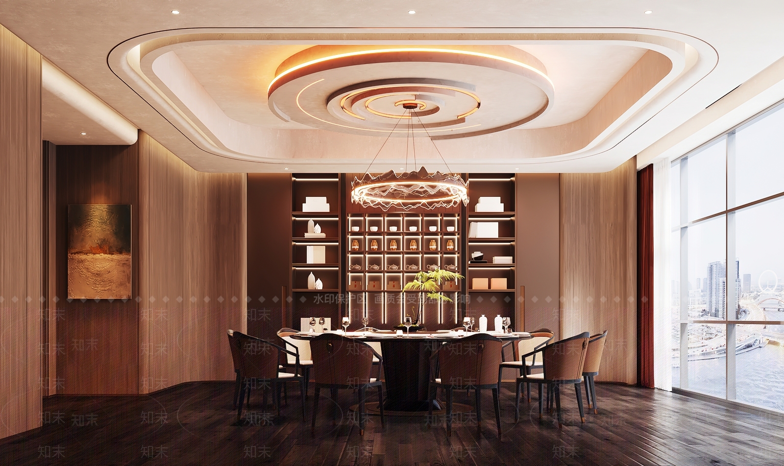 轻奢包厢3D模型下载【ID:1198739038】